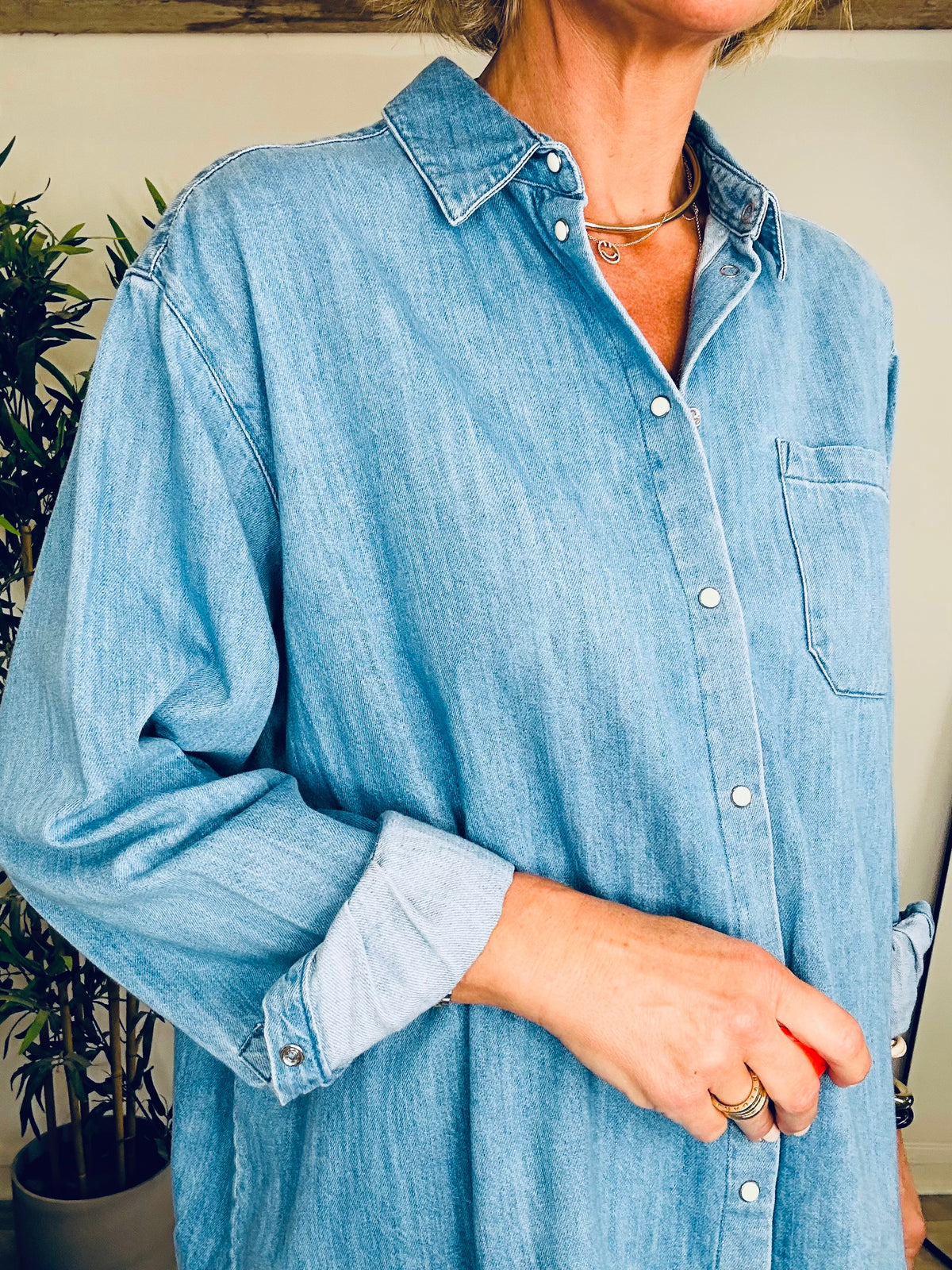 Denim Shirt - Size 40