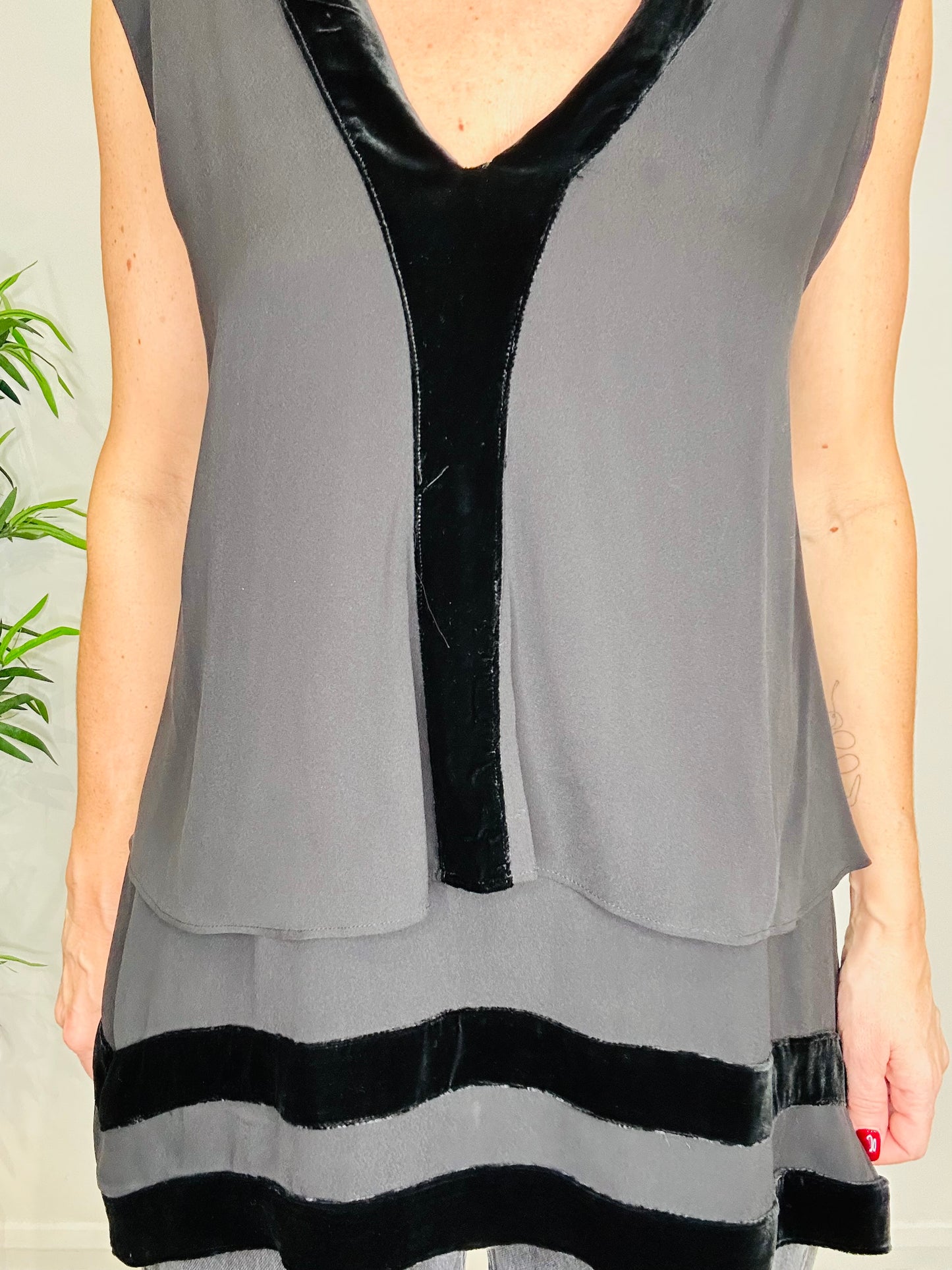 Silk Top - Size 36