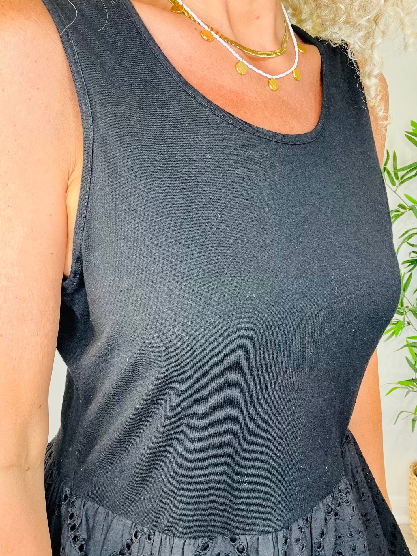 Sleeveless Maxi Dress - Size L