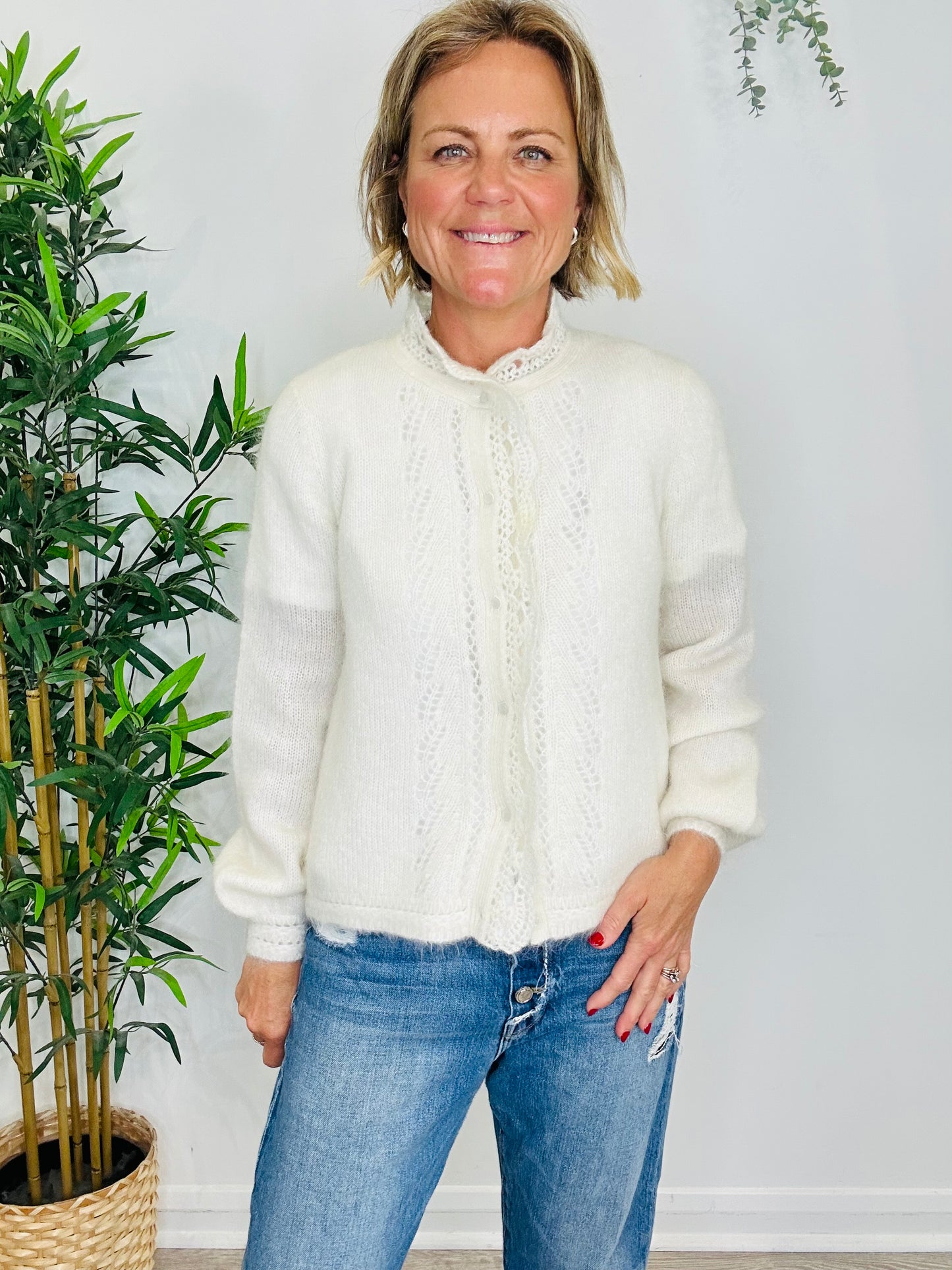 Mohair Cardigan - Size S