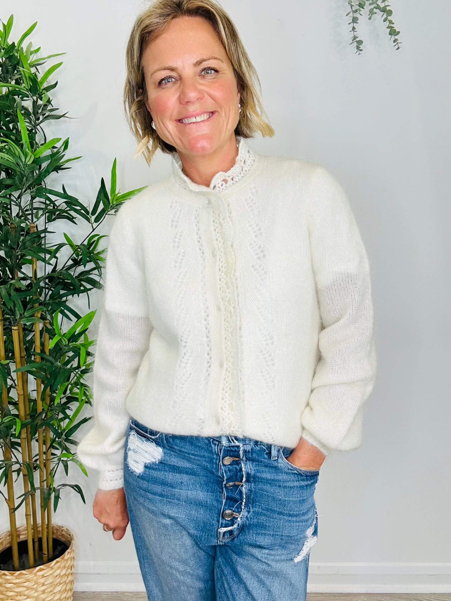 Mohair Cardigan - Size S