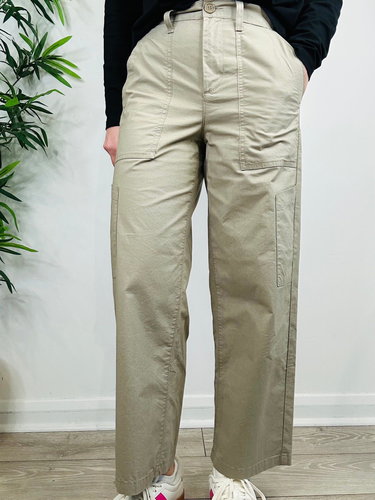 Daria Cotton Trousers - Size 24