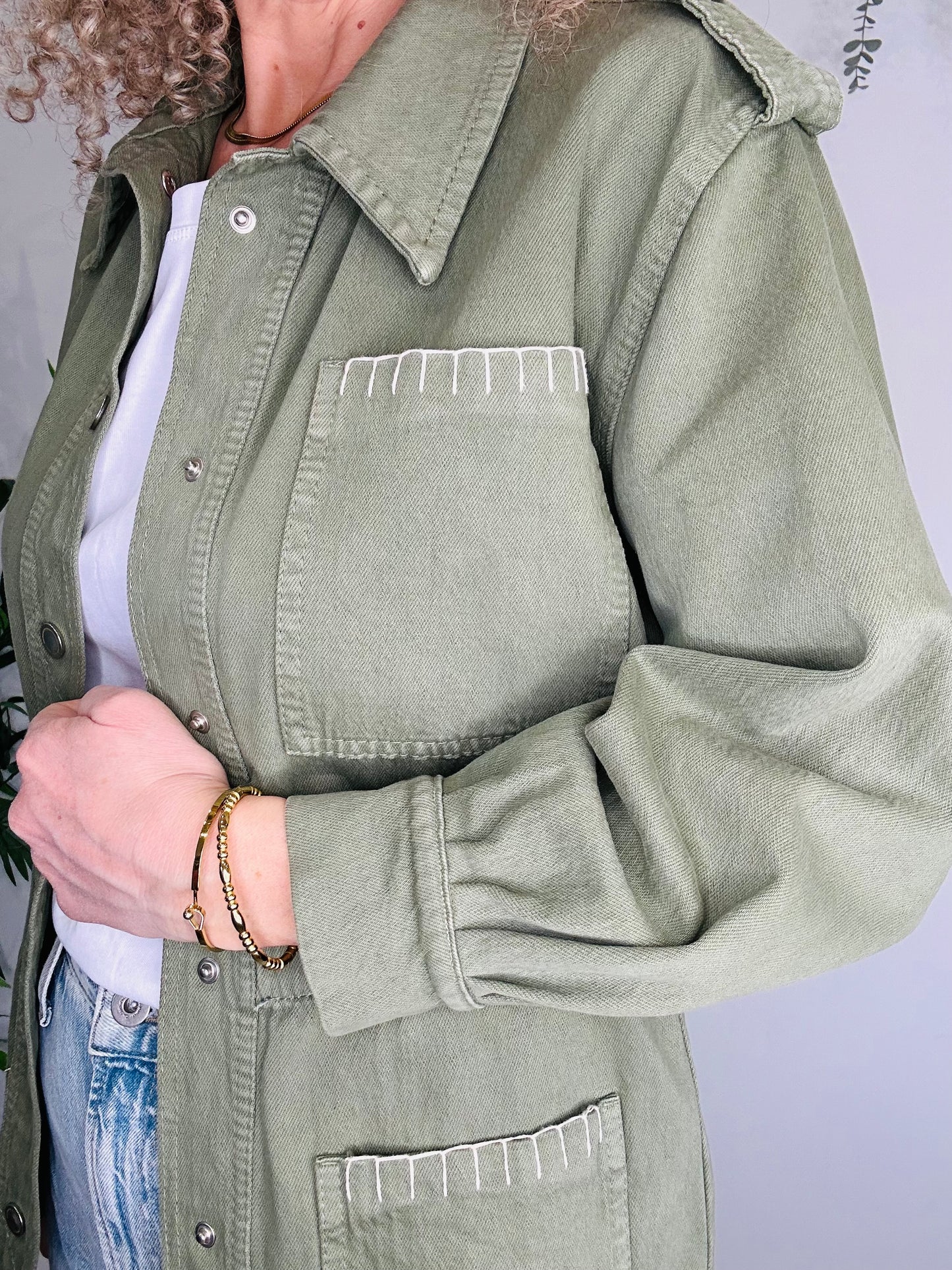 Khaki Jacket - Size 8