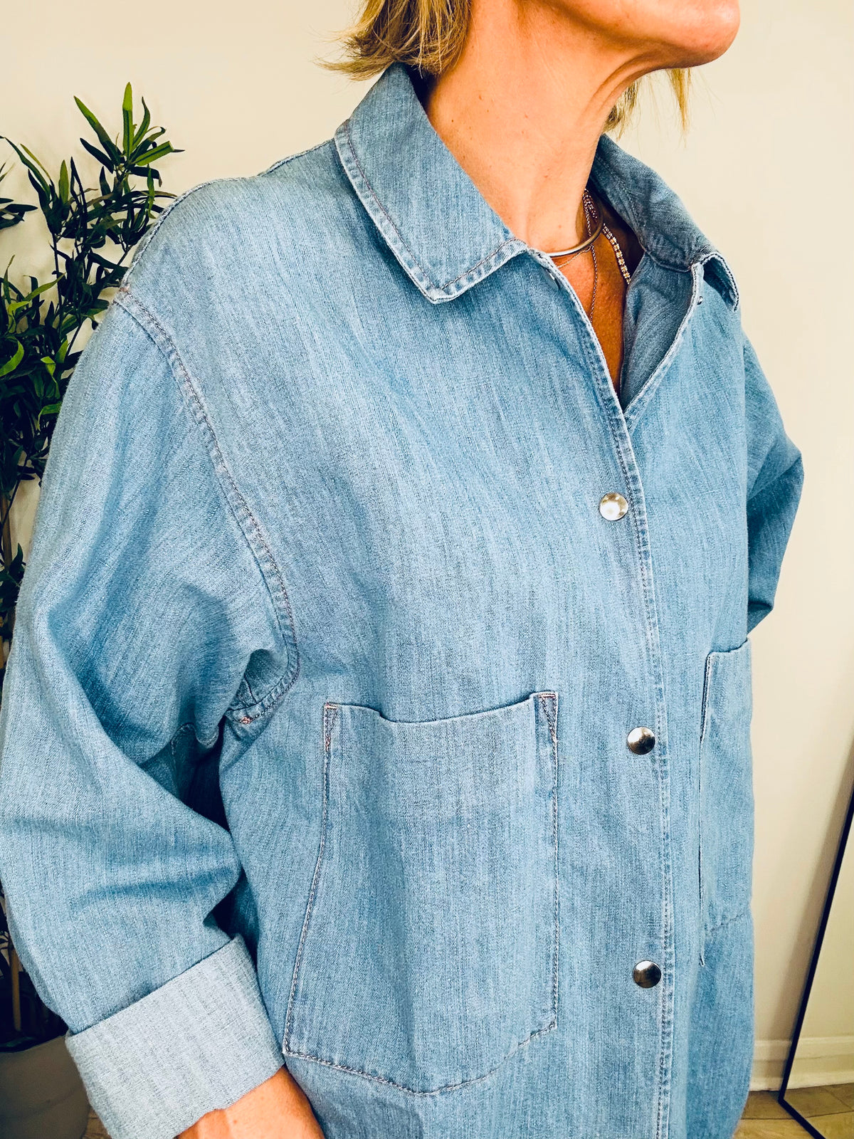 Guancha Denim Shirt - Size S