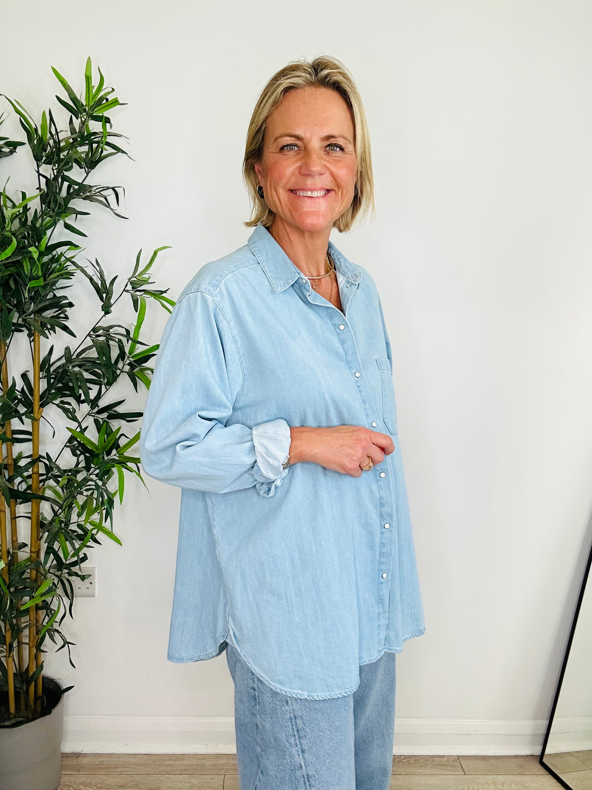 Denim Shirt - Size 42