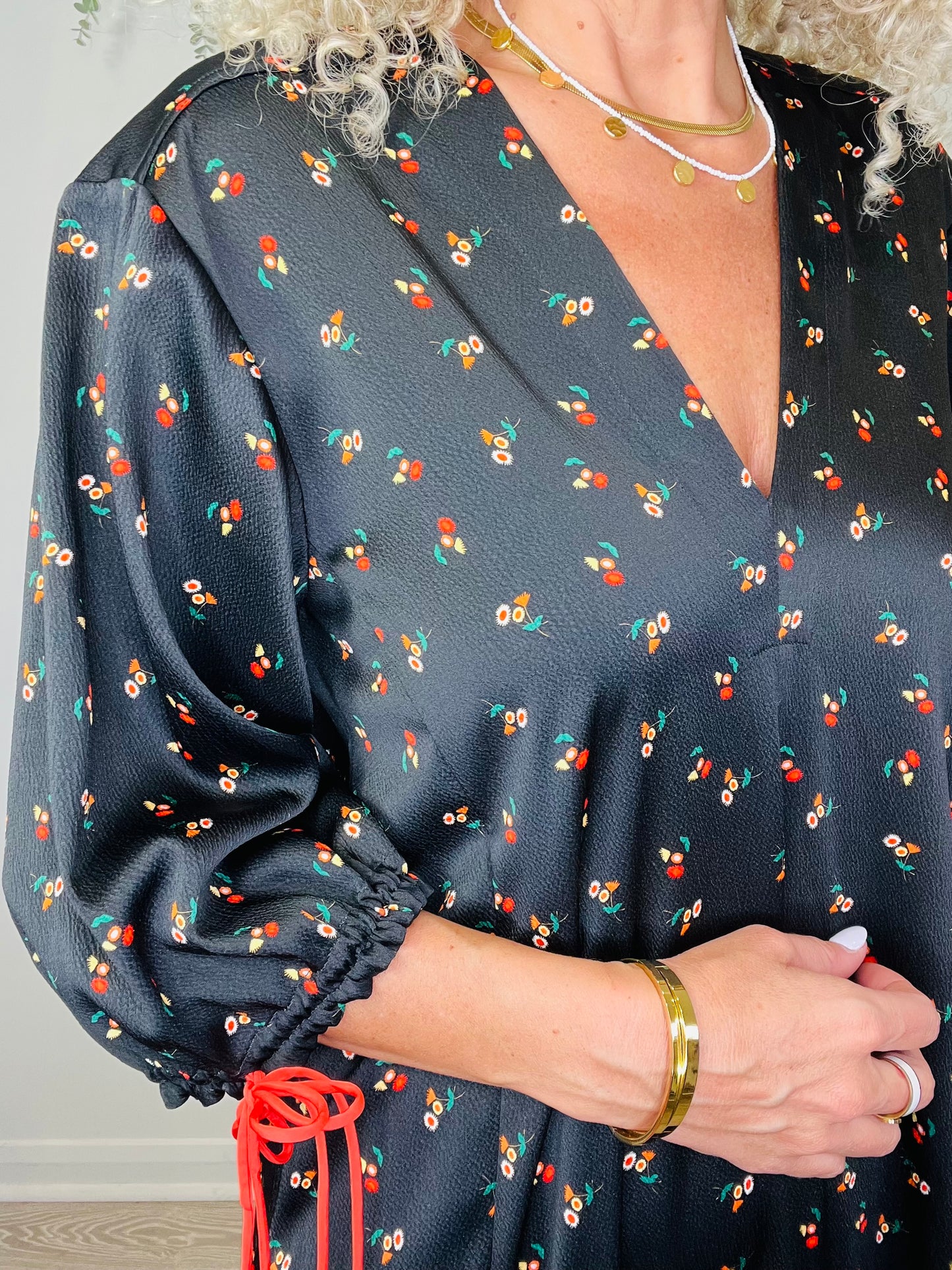 Floral Maxi Dress - Size 8