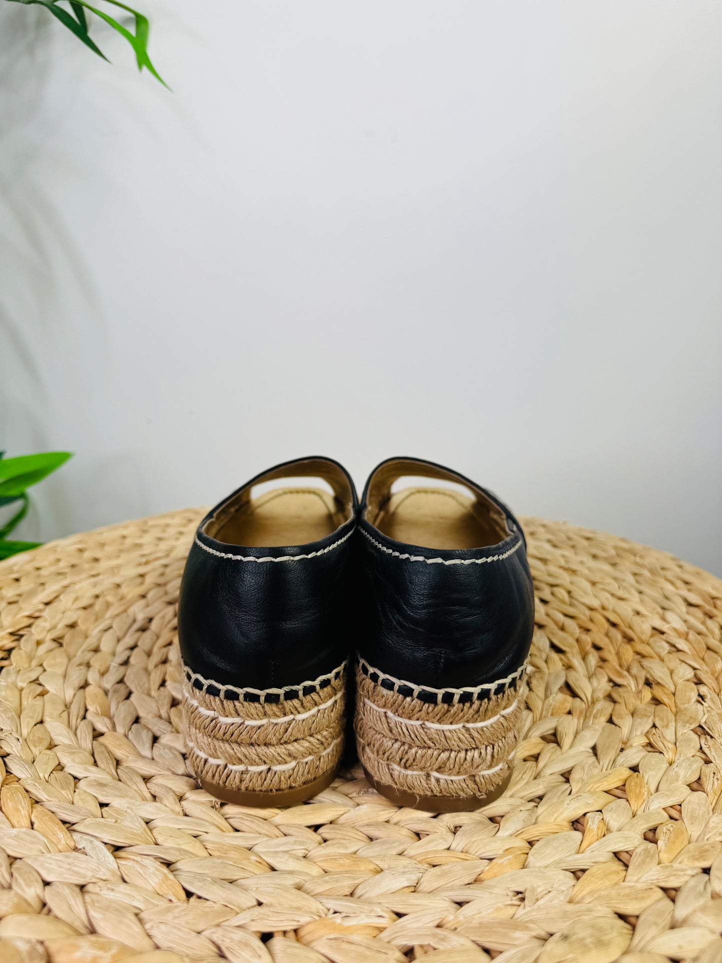Leather Espadrilles - Size 39.5