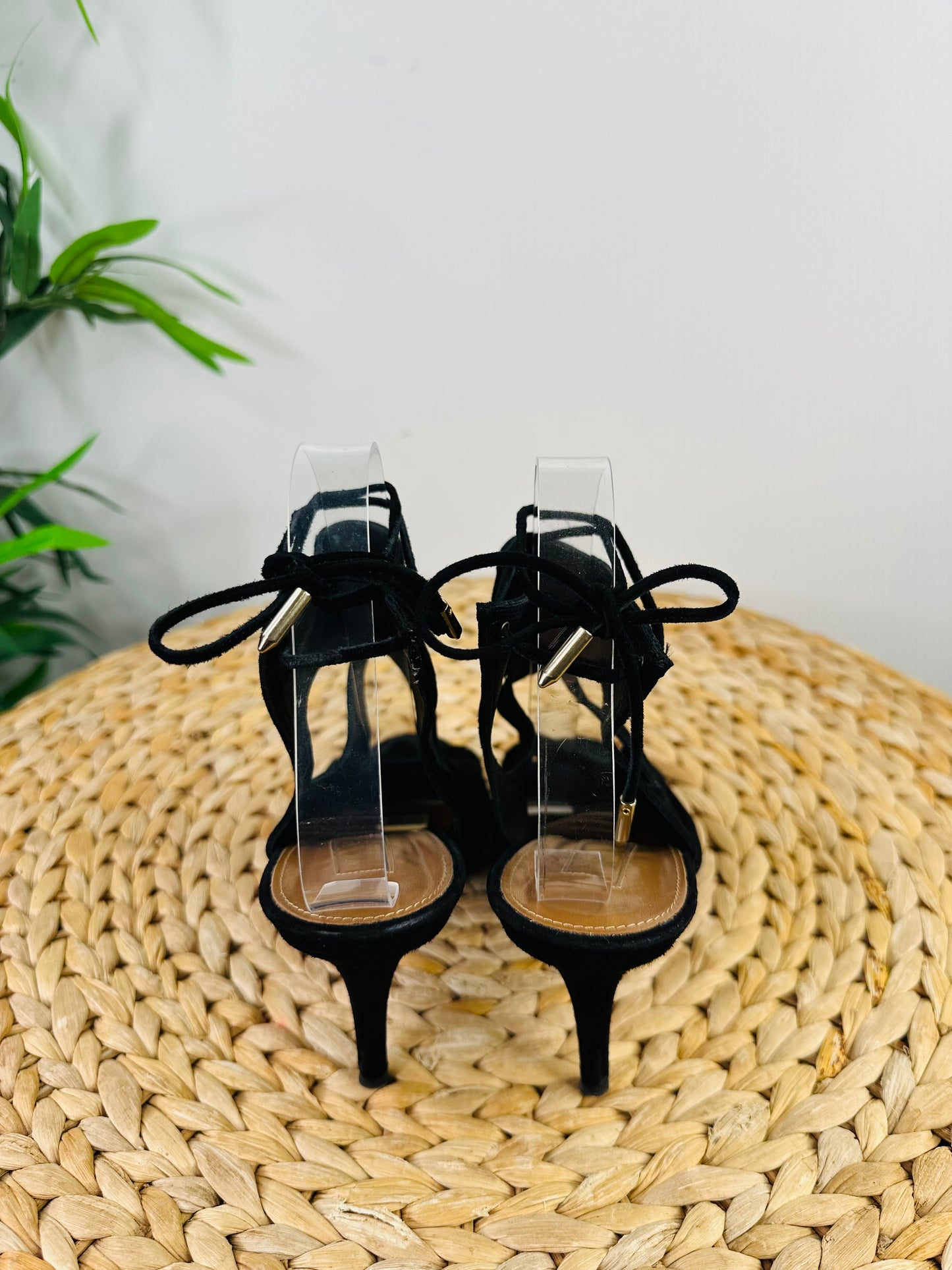 Suede Heels - Size 38