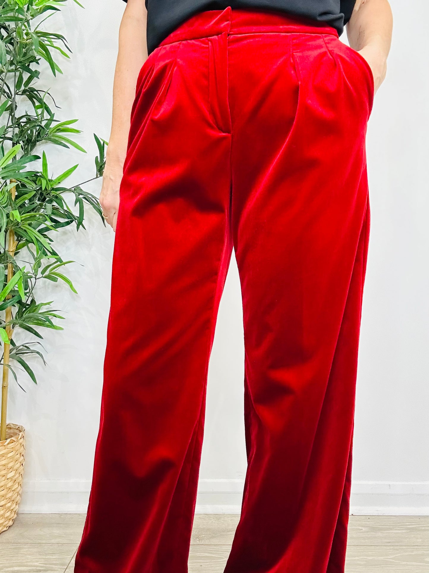 Velvet Trousers - Size 10
