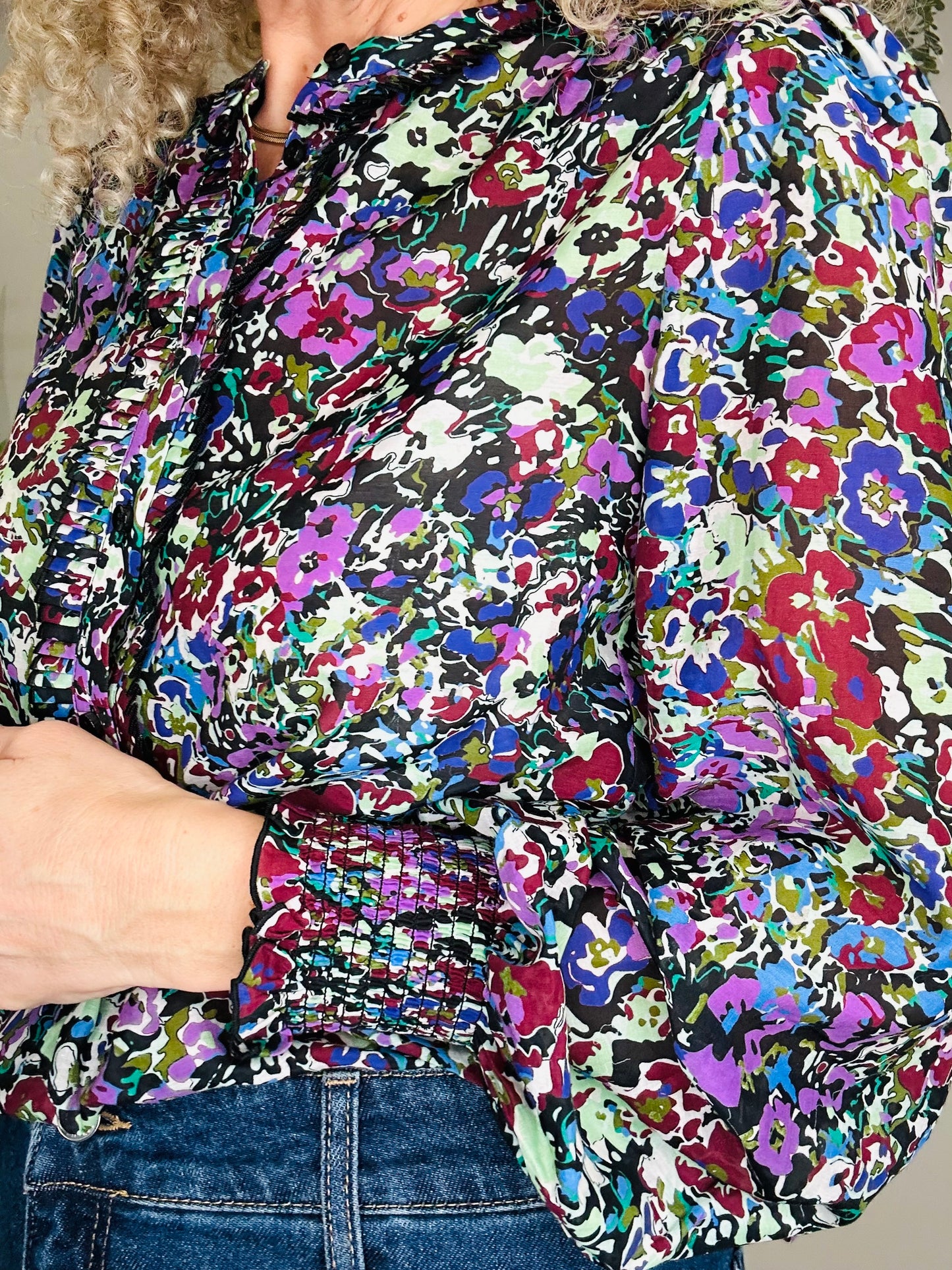 Floral Blouse - Size 8