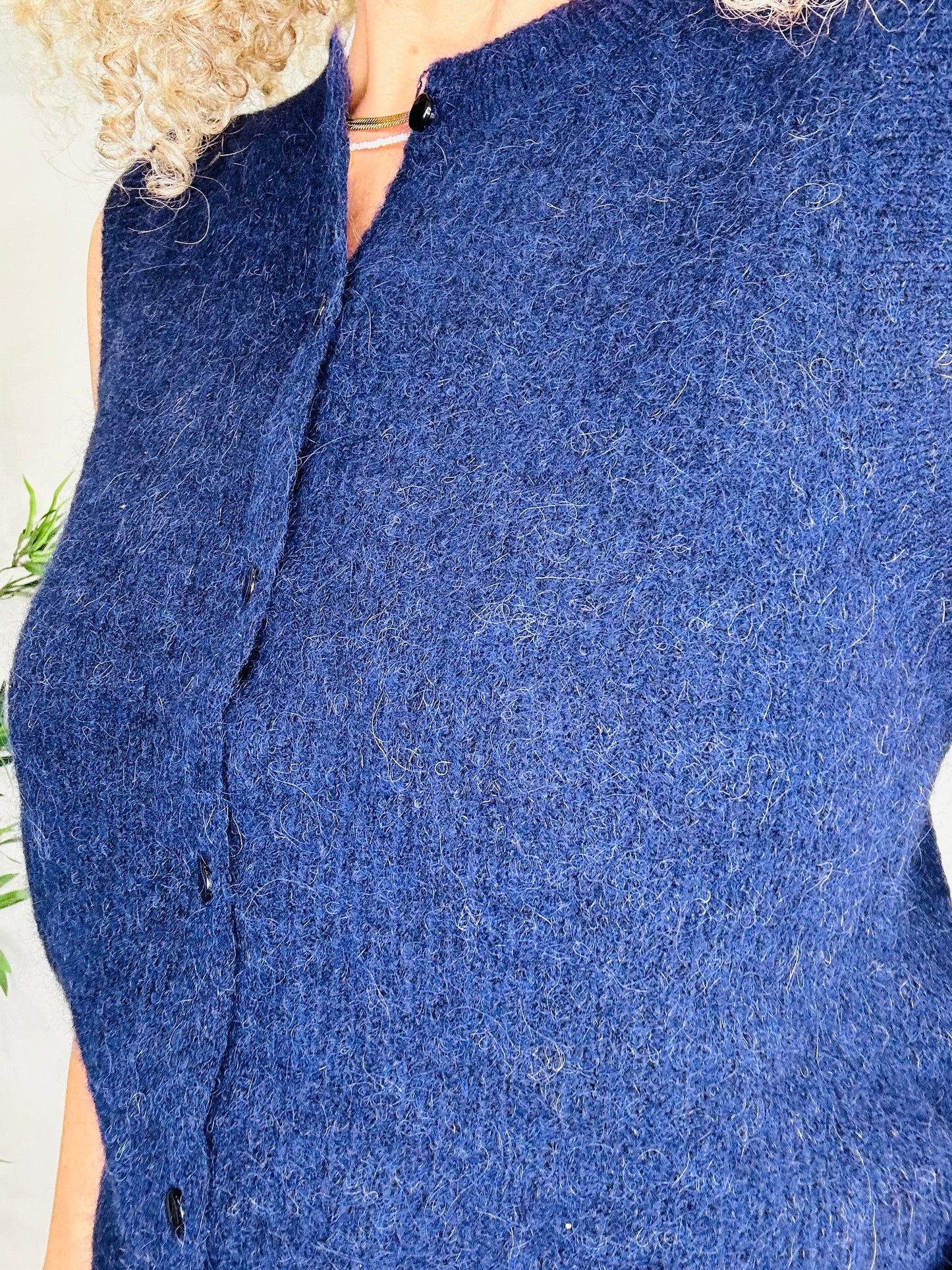 Sleeveless Cardigan - Size XS