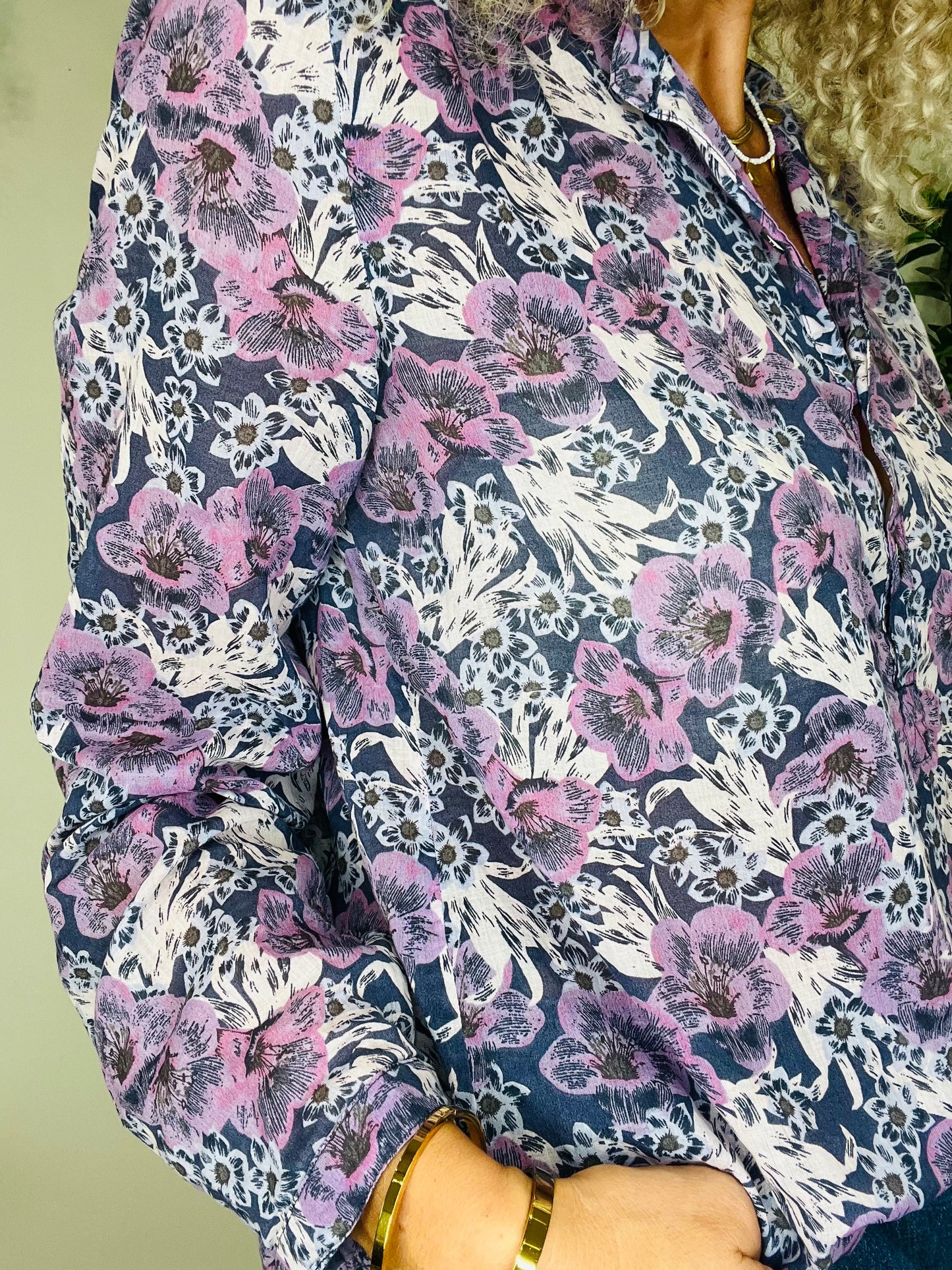 Floral Maria Blouse - Size 36