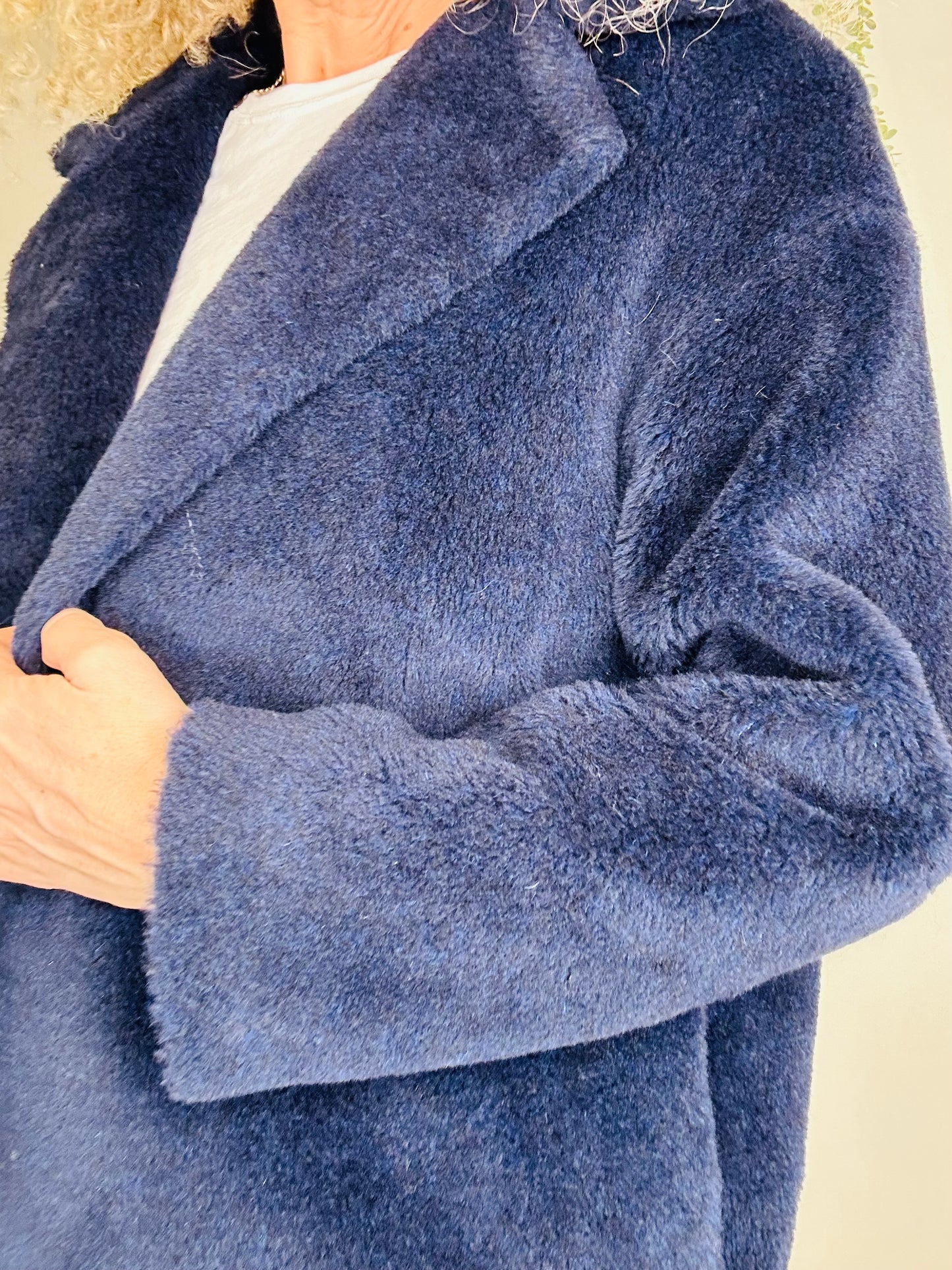 Faux Fur Coat - Size 40IT