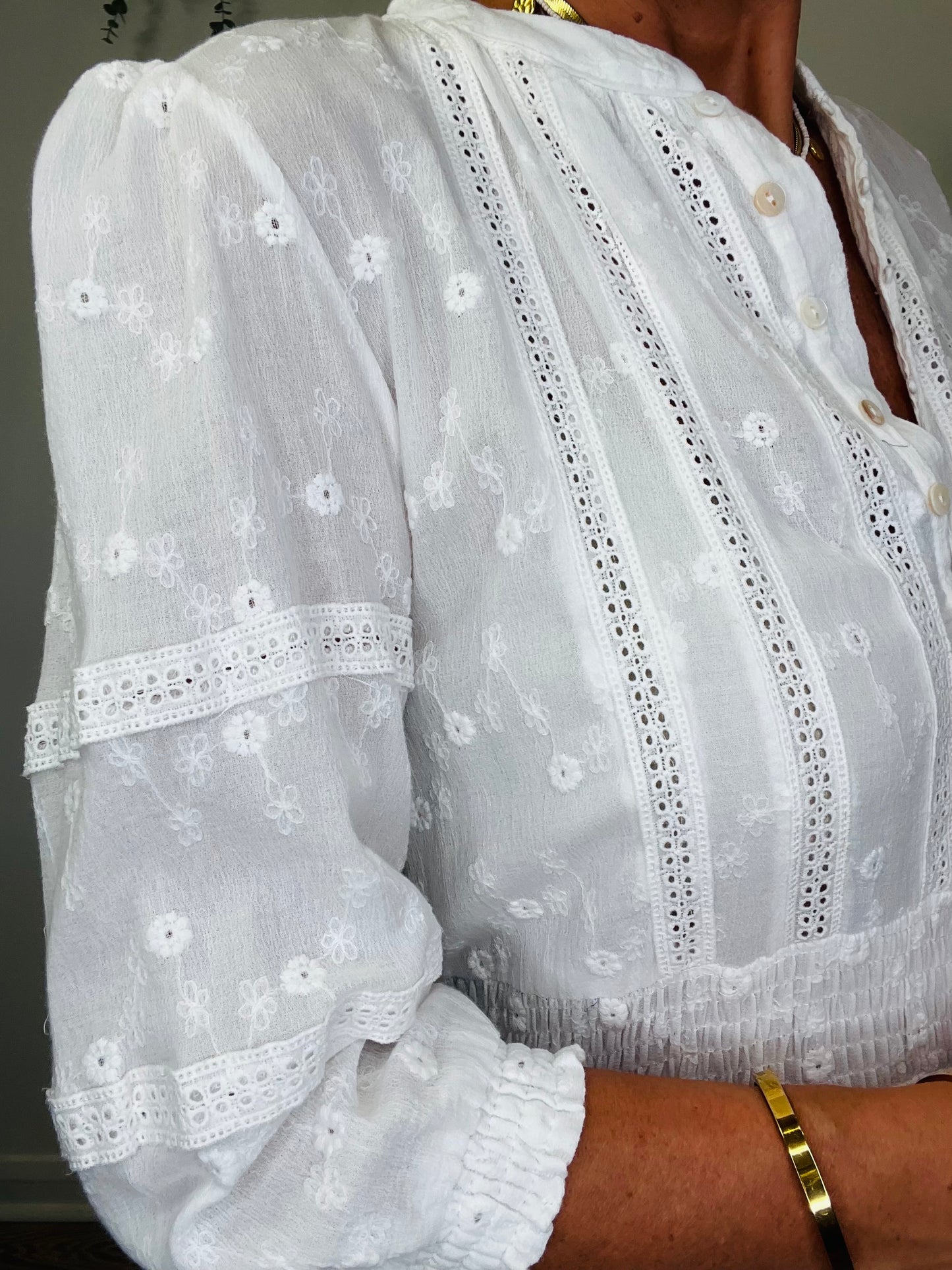 Embroidered Maxi Dress - Size M