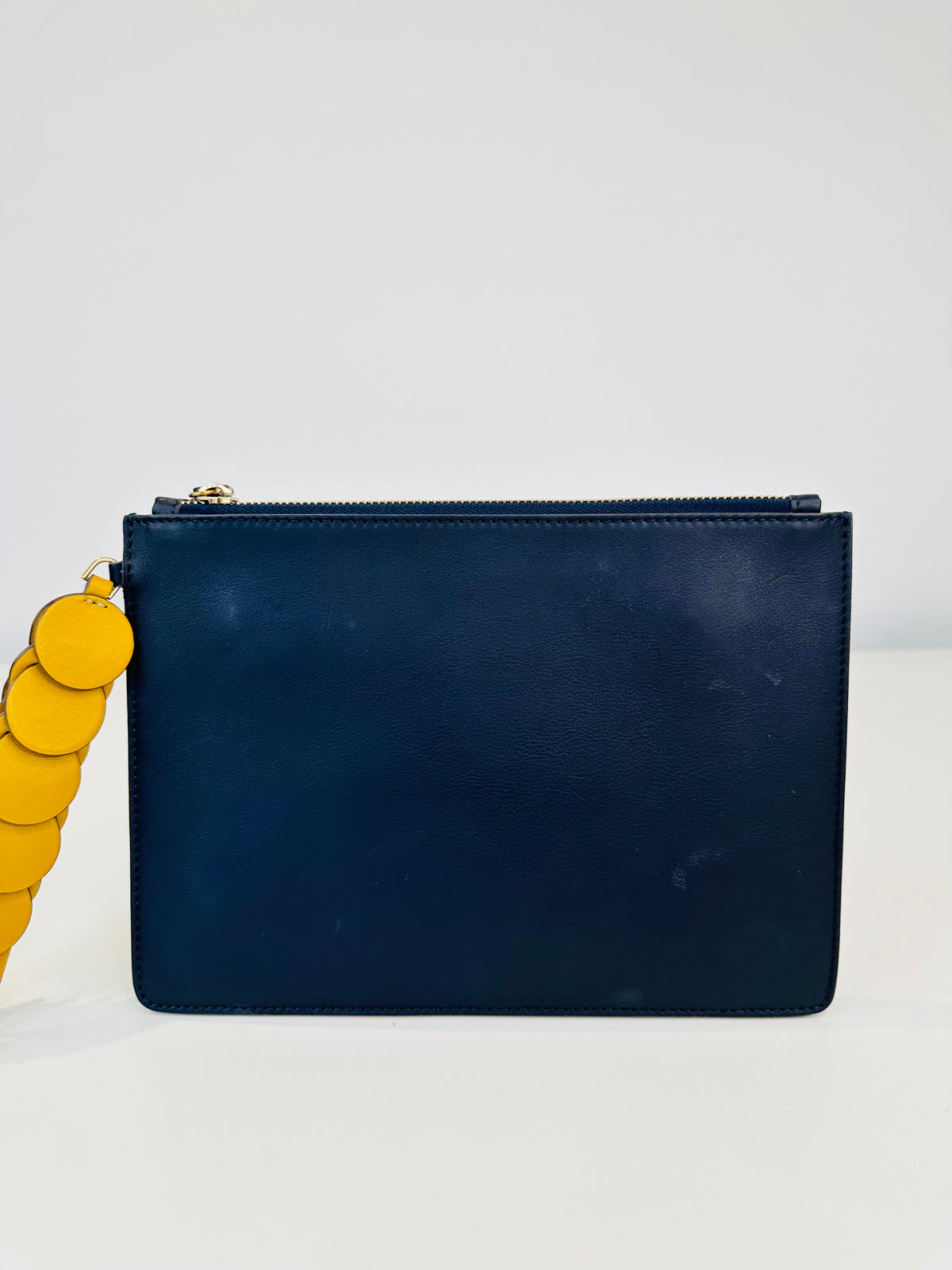 Leather Wristlet Clutch