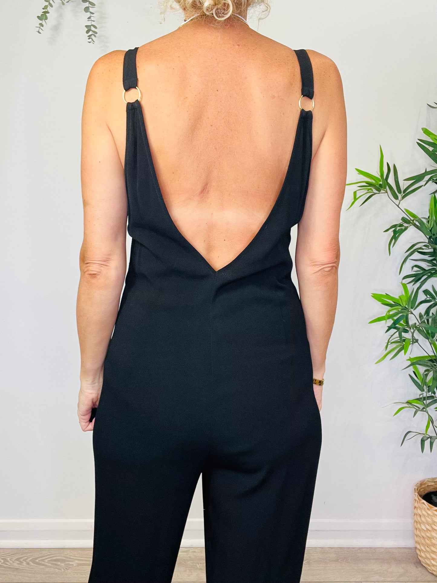 Wide Leg Jumpsuit - Size 2