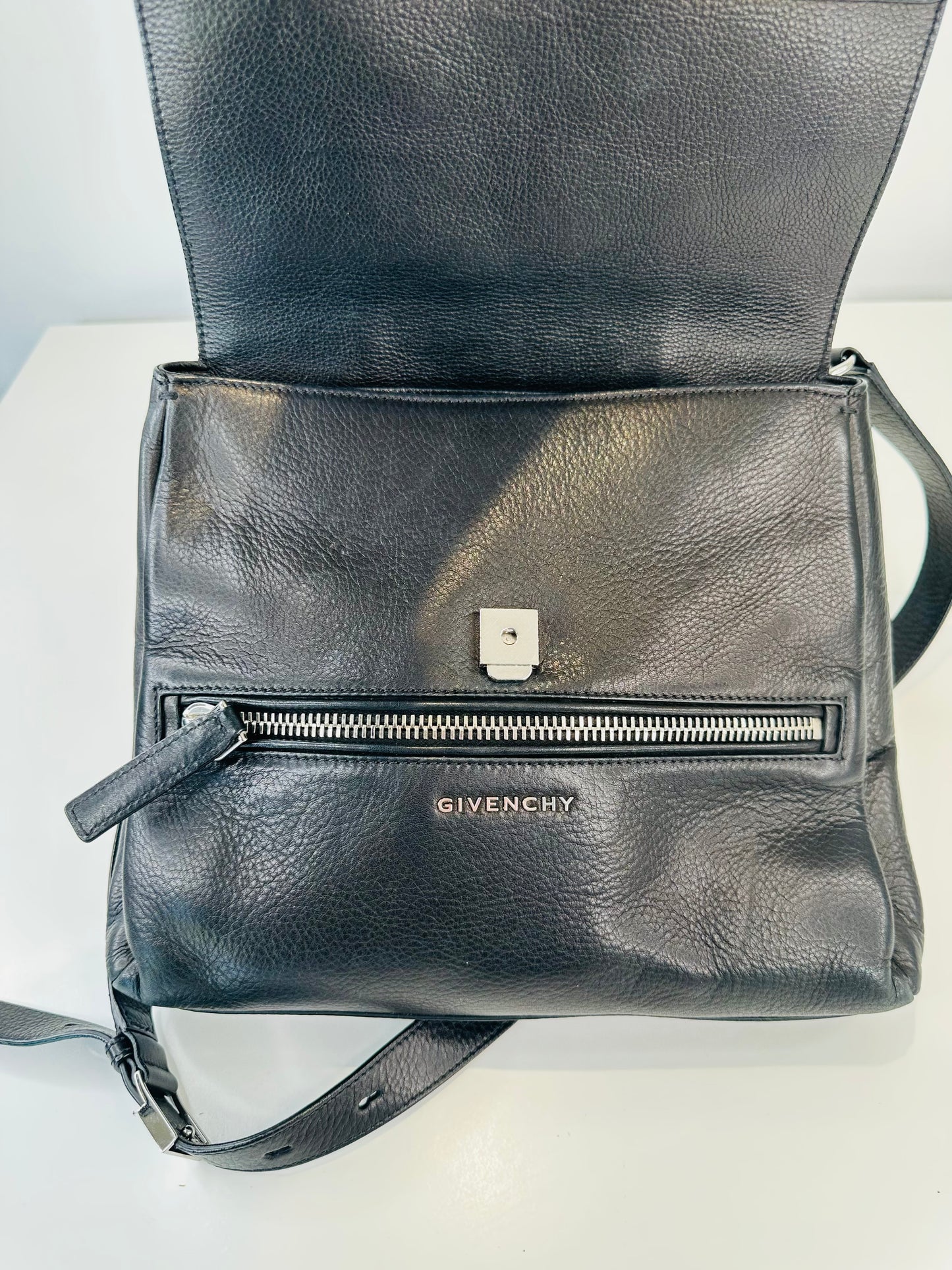Small Leather Pandora Bag