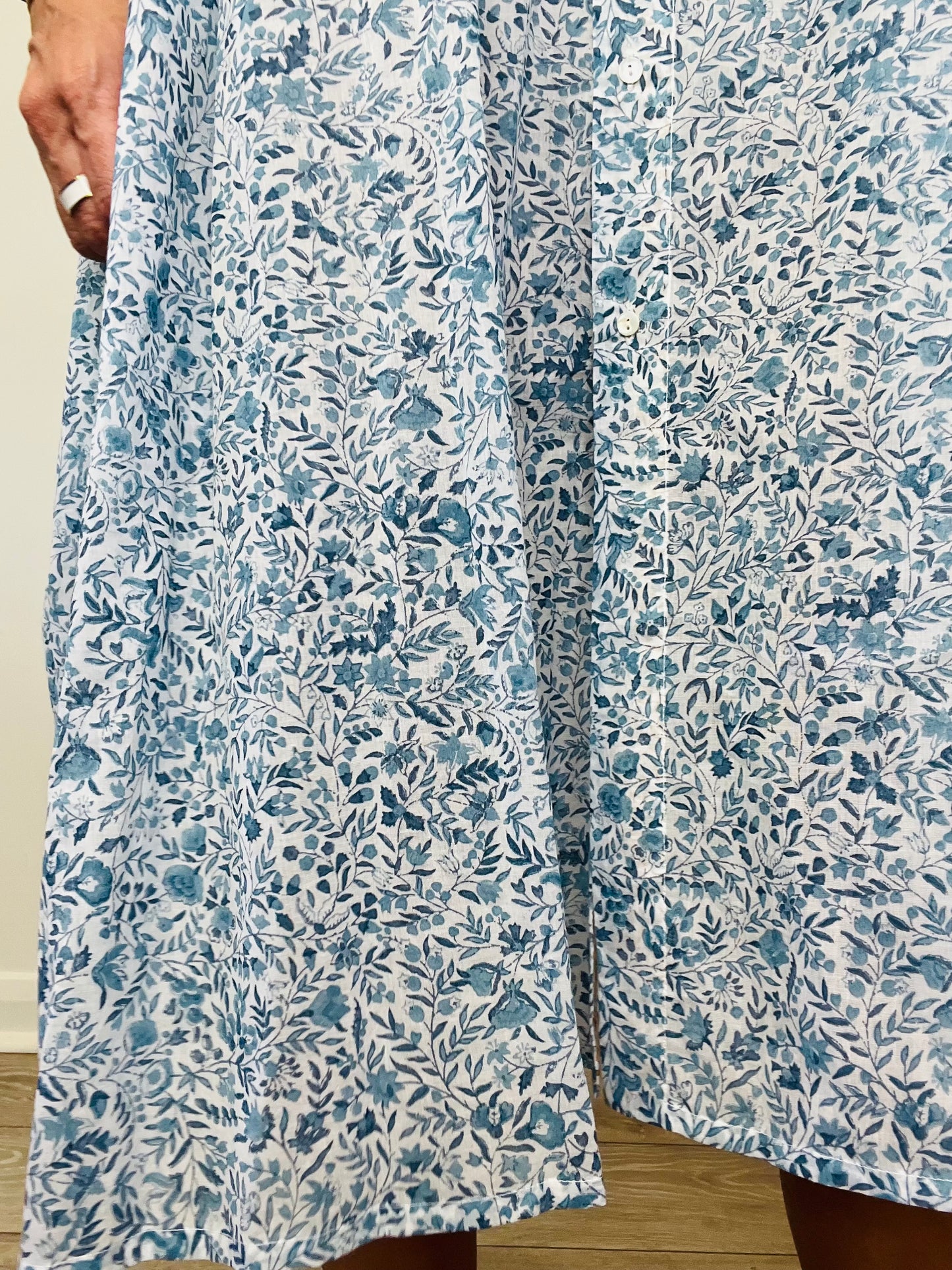 Floral Cotton Dress - Size S