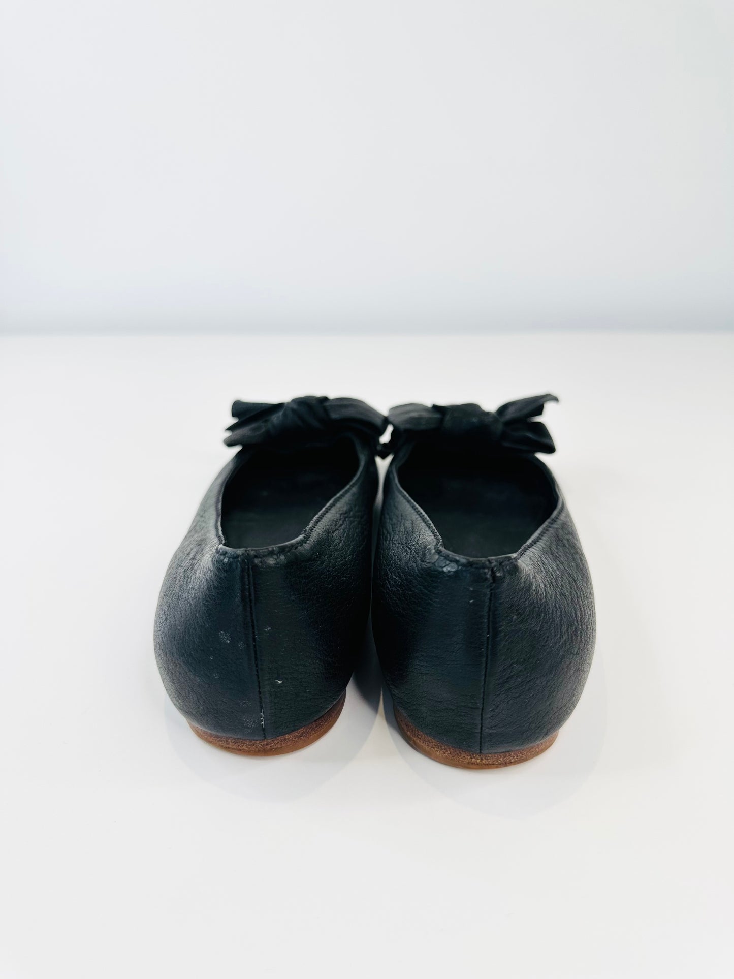 Leather Ballet Flats - Size 37.5