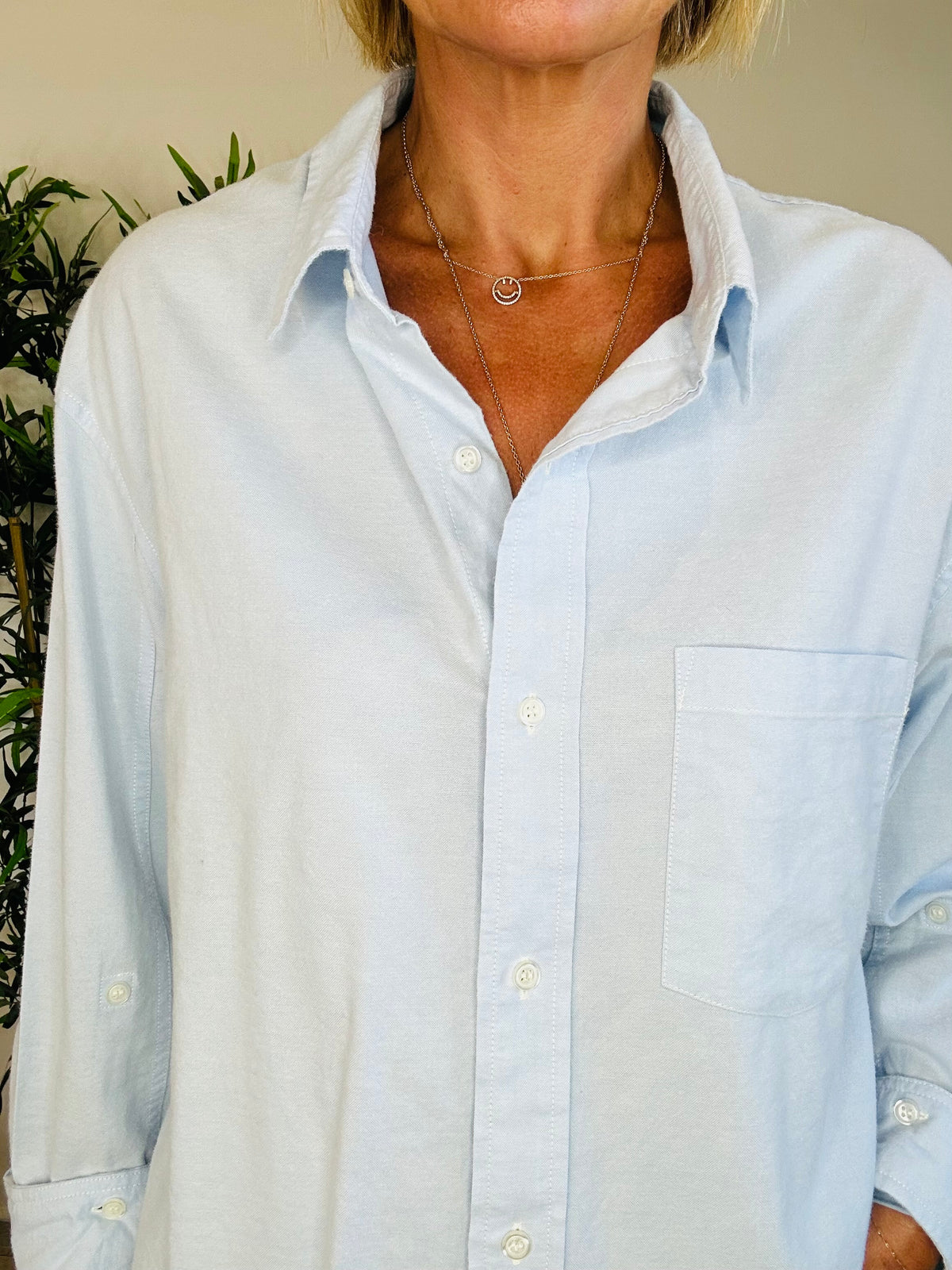 Brushed Cotton Kayla Shirt - Size M