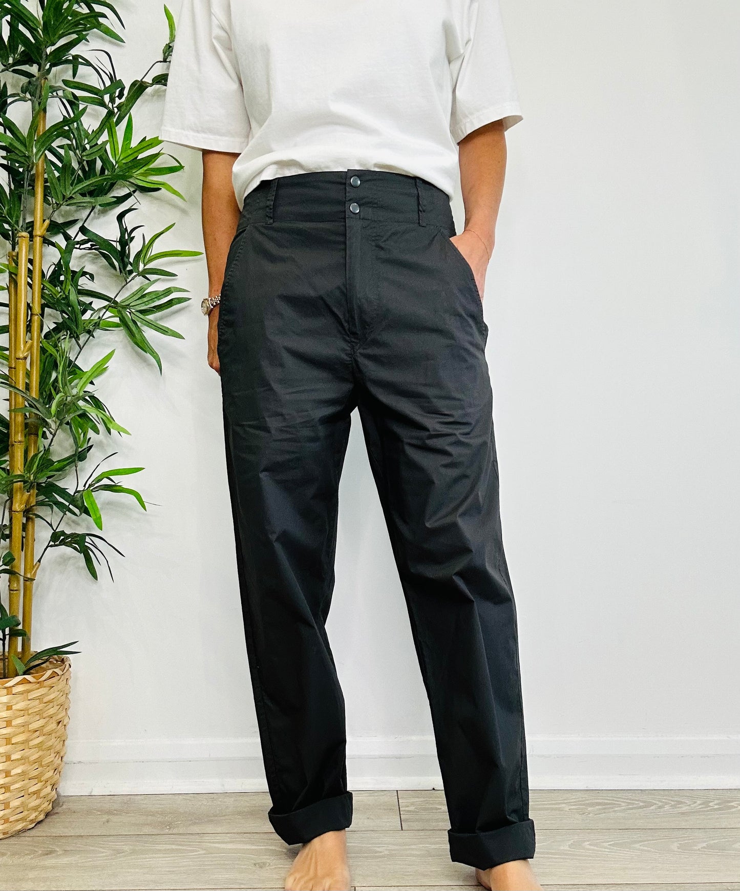 Faliana Cotton Trousers - Size 38