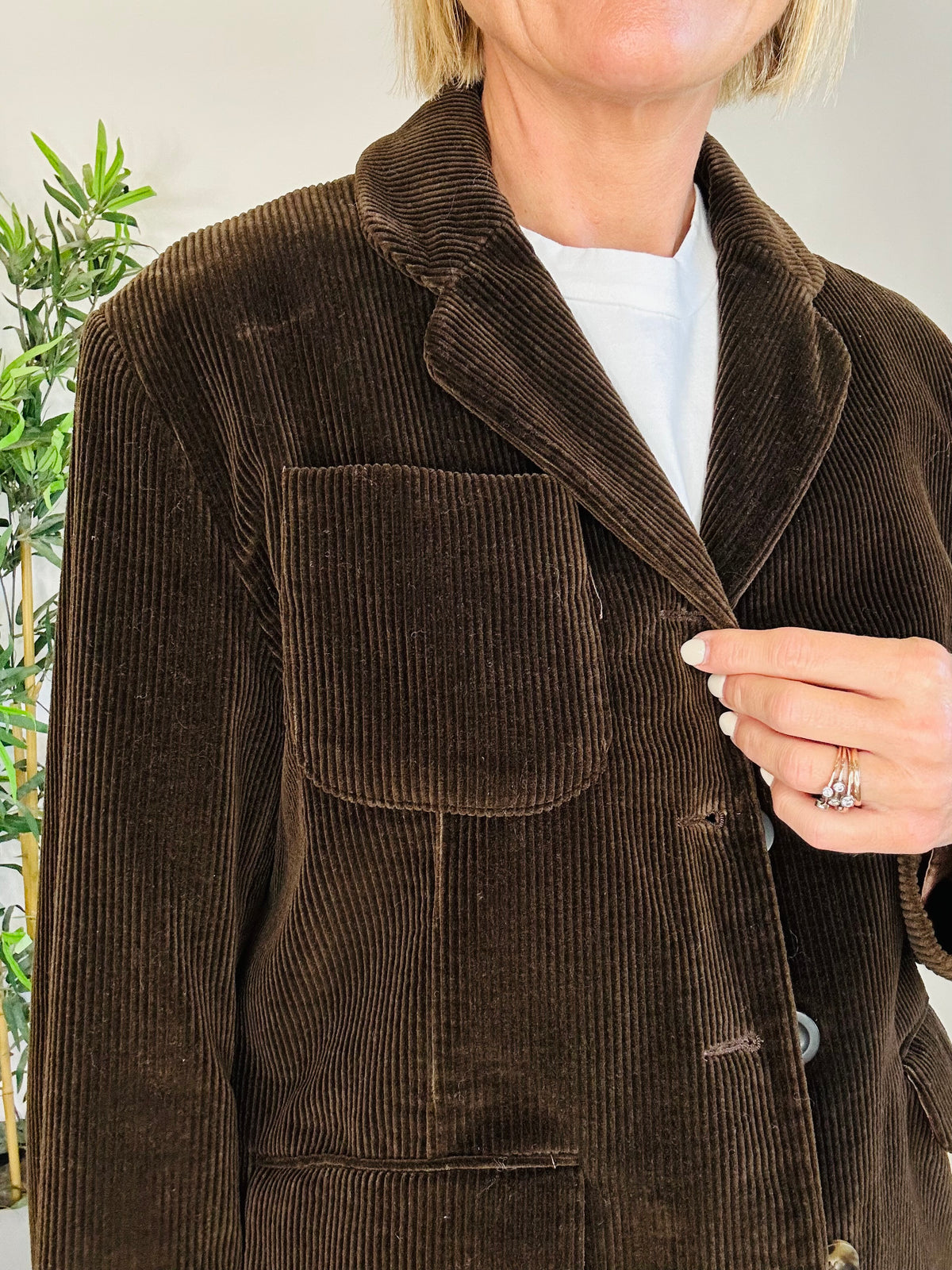 Corduroy Blazer - O/S