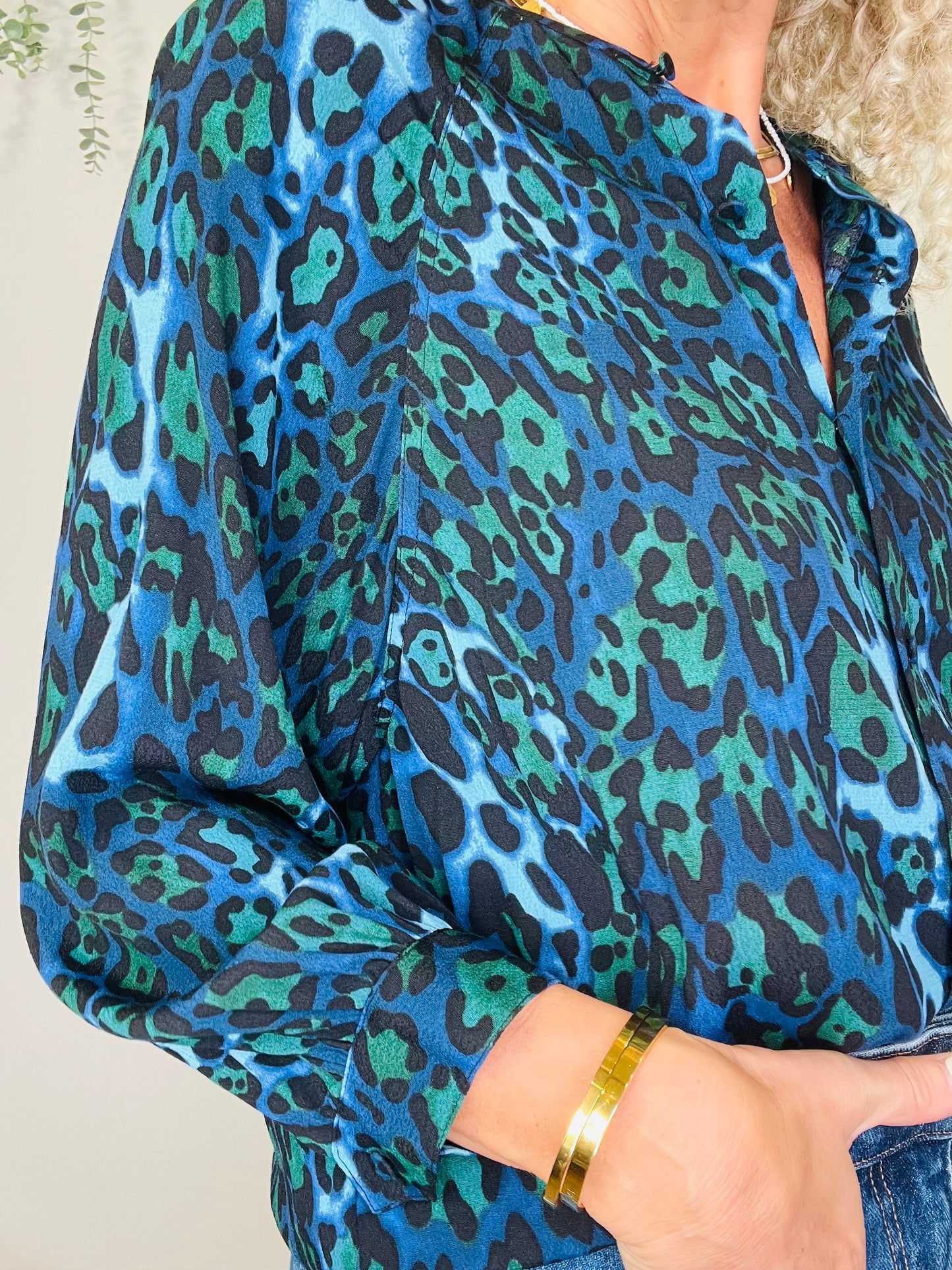 Leopard Print Shirt - Size 10