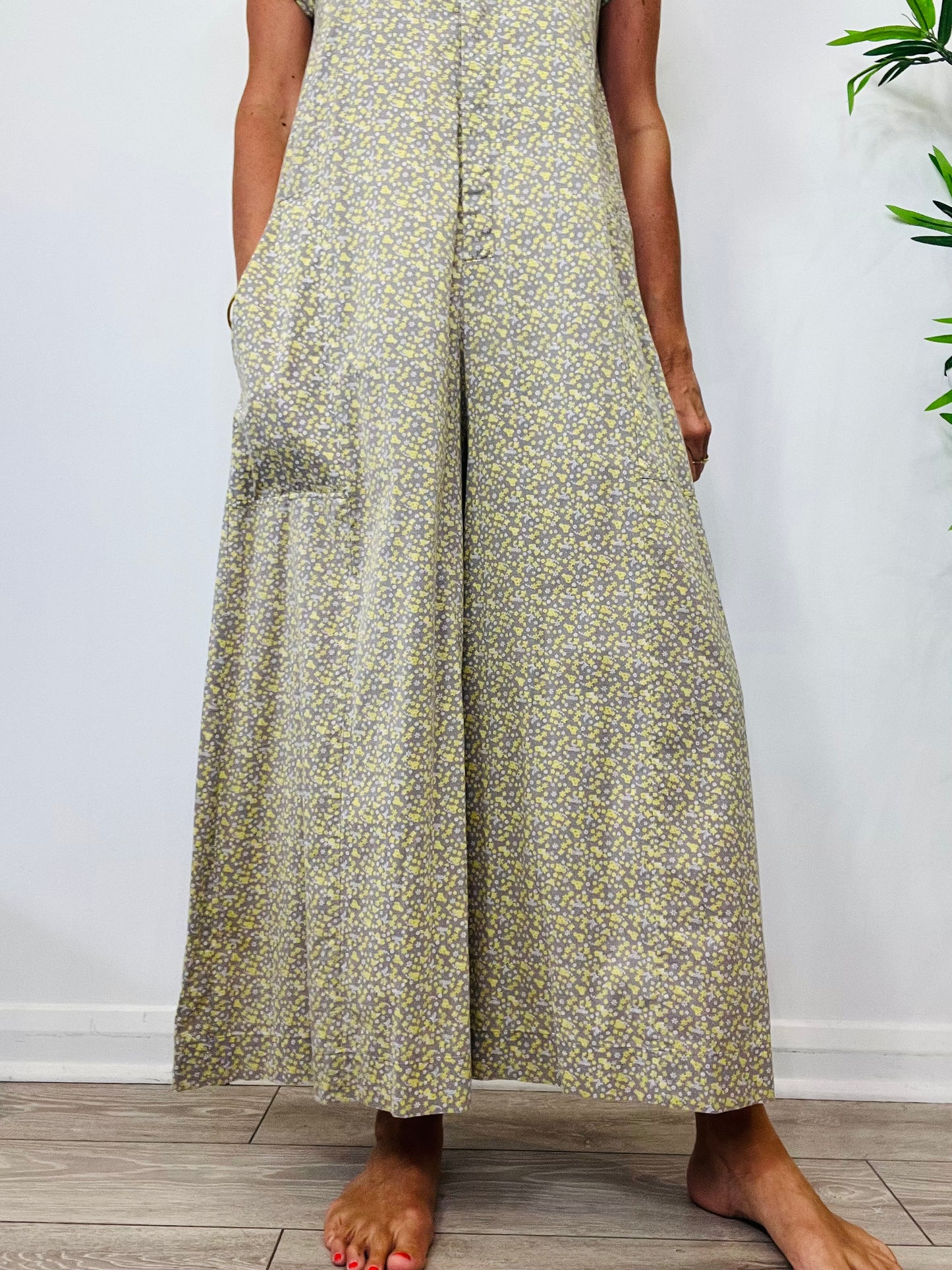 Floral Jumpsuit - Size XS