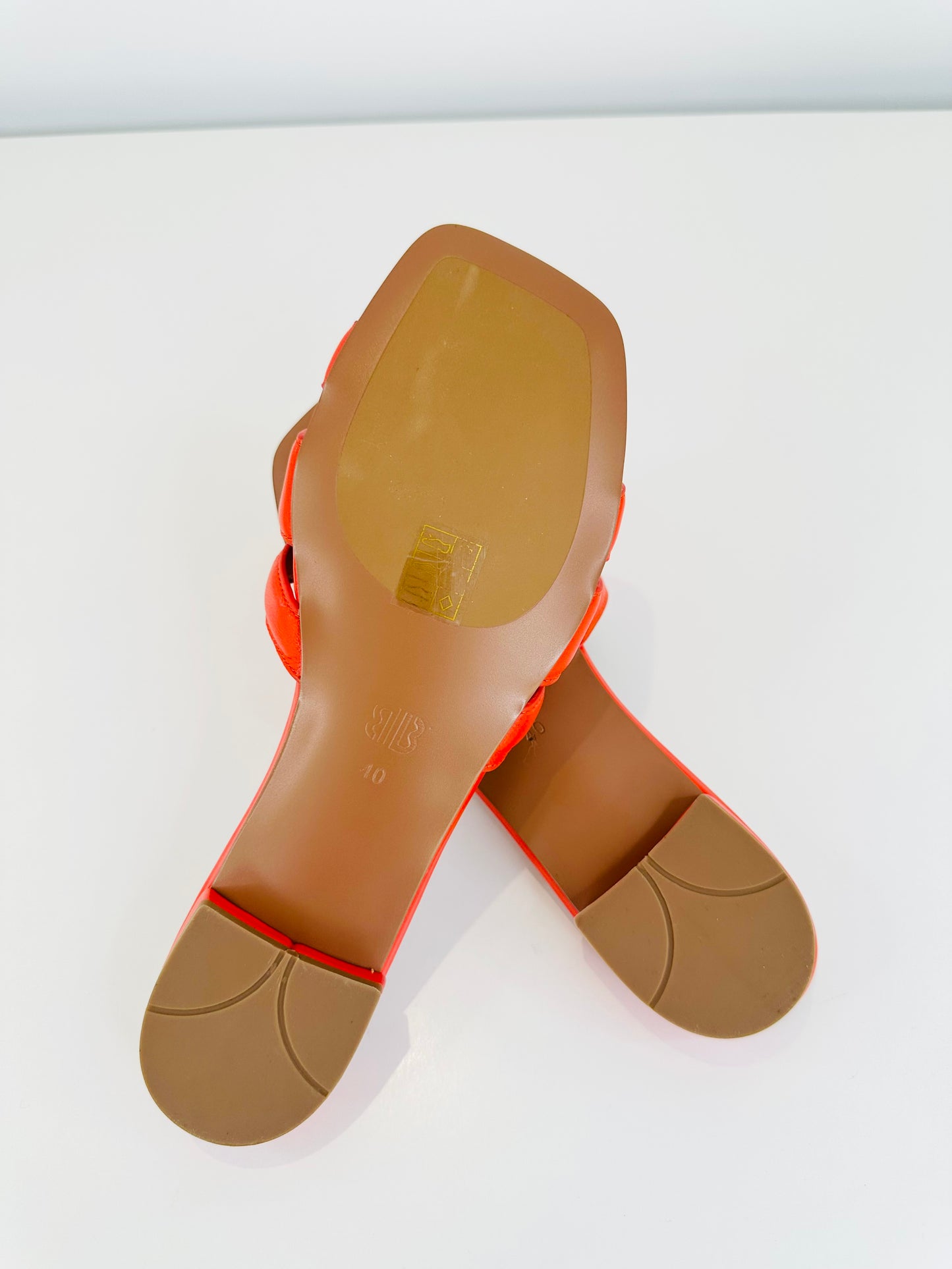 Leather Slides - Size 40