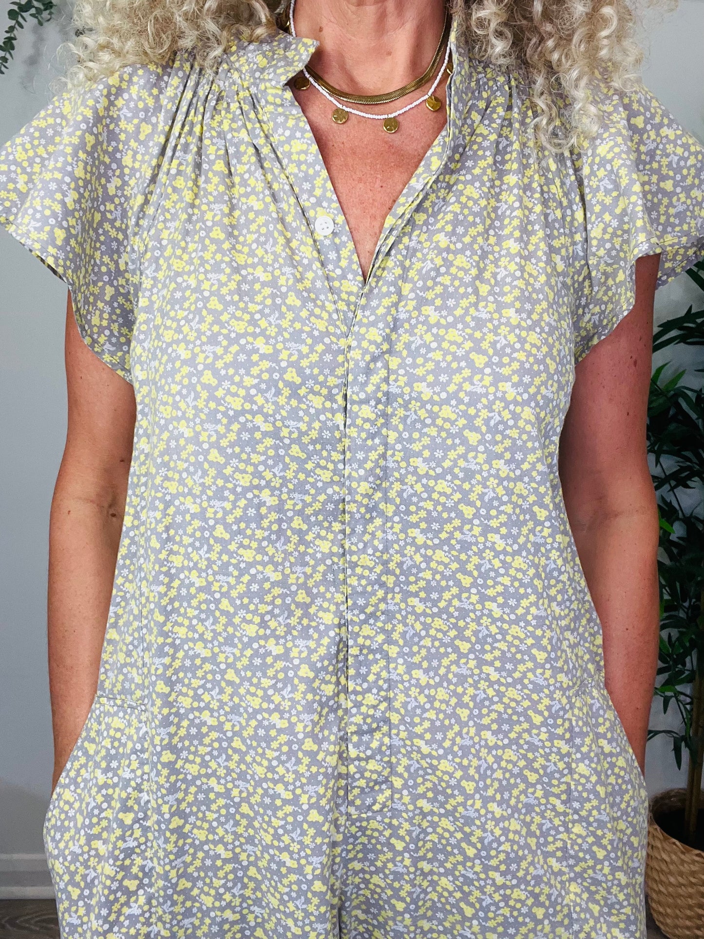 Floral Jumpsuit - Size XS