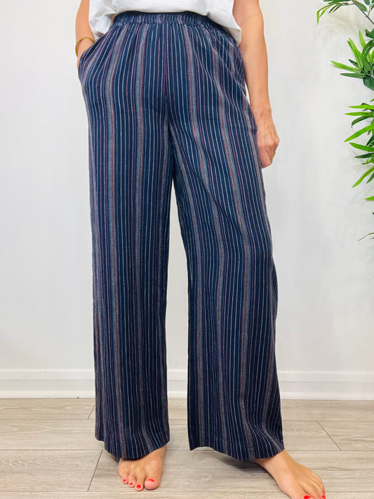 Striped Trousers - Size 10