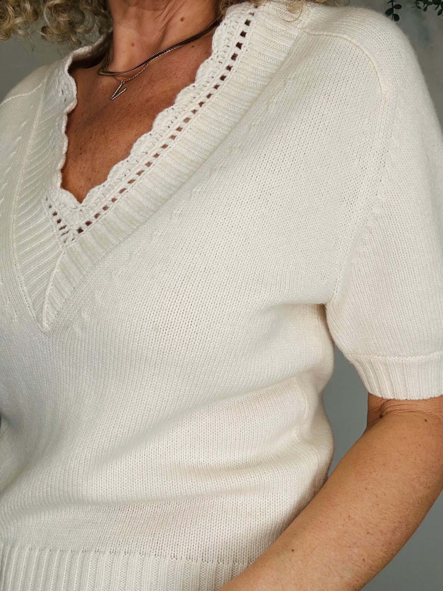 Short Sleeve Jumper - Size XS