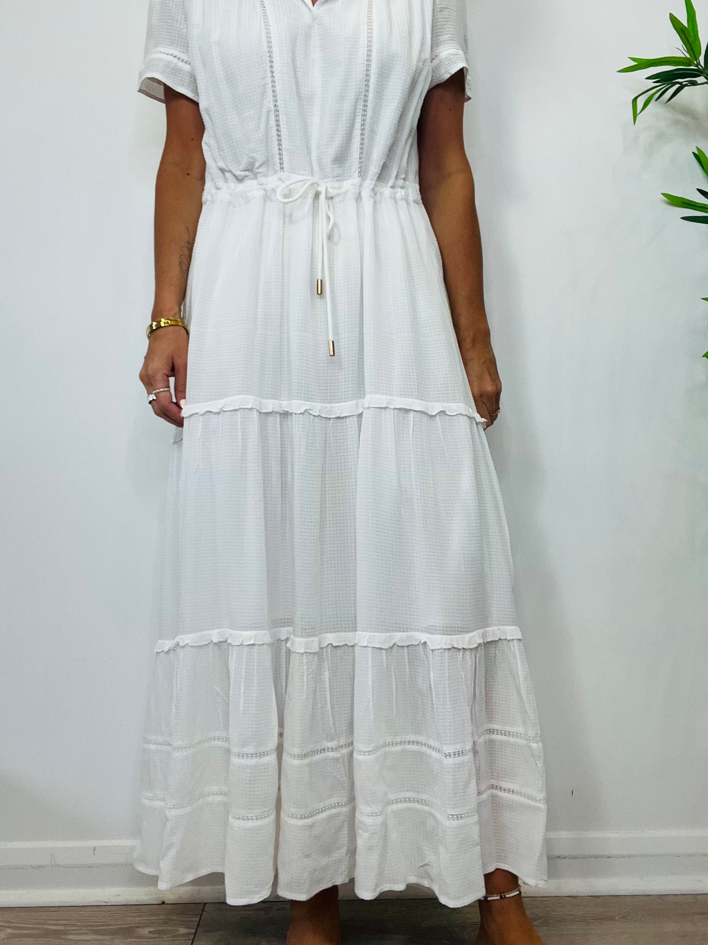 Tiered Maxi Dress - Size 16