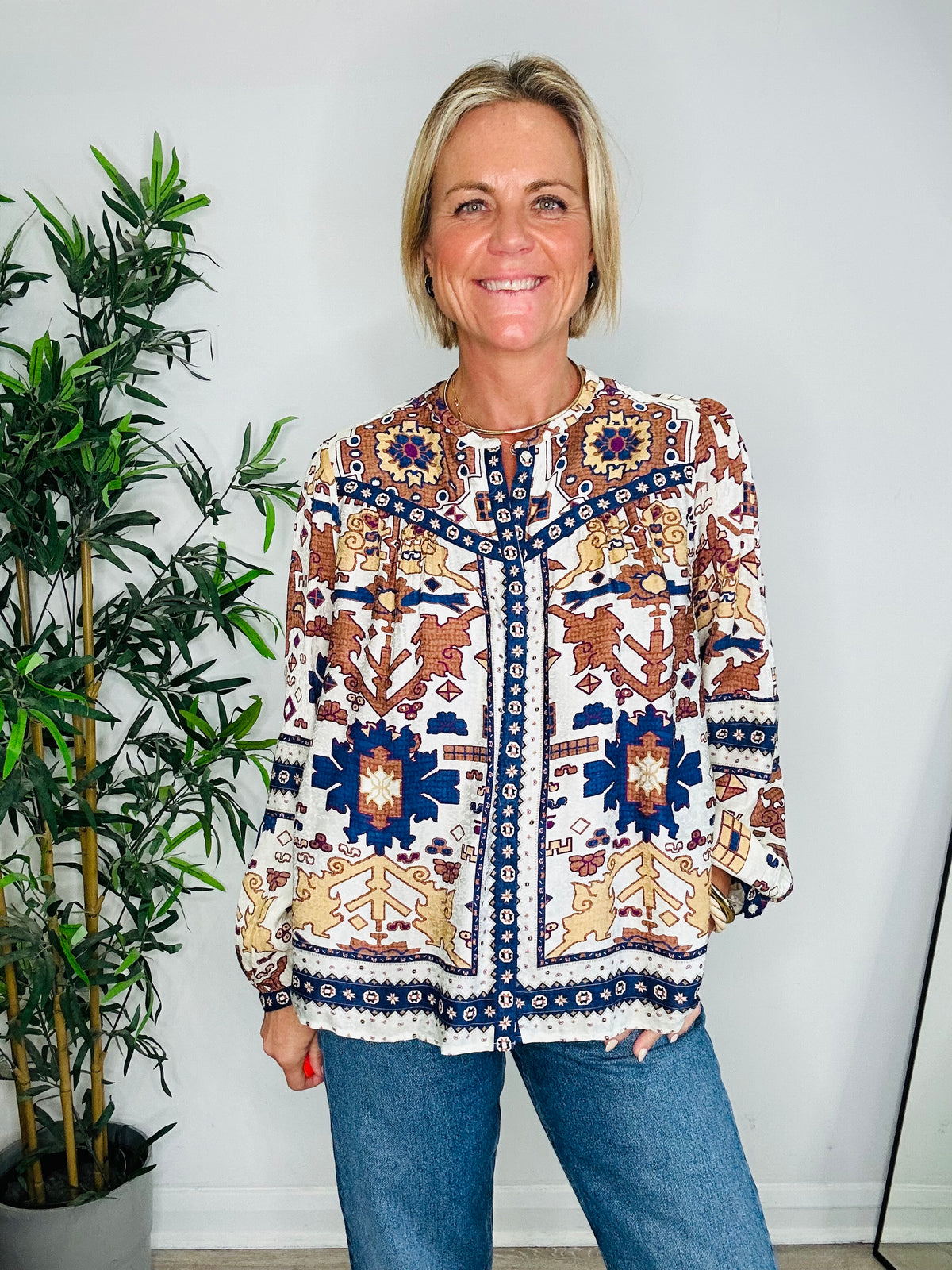 Patterned Shirt - Size 1