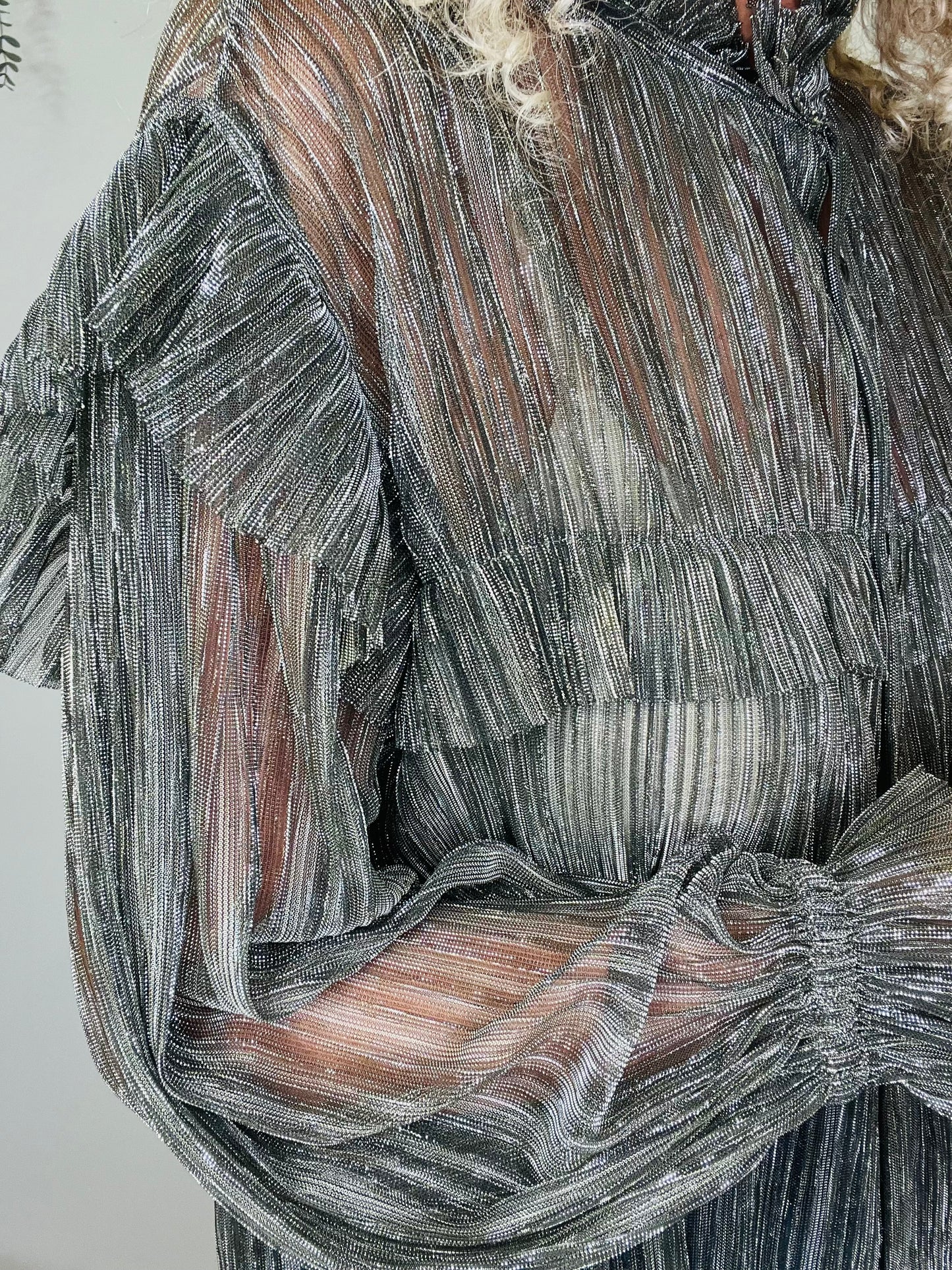 Metallic Elmirae Shirt - Size 42