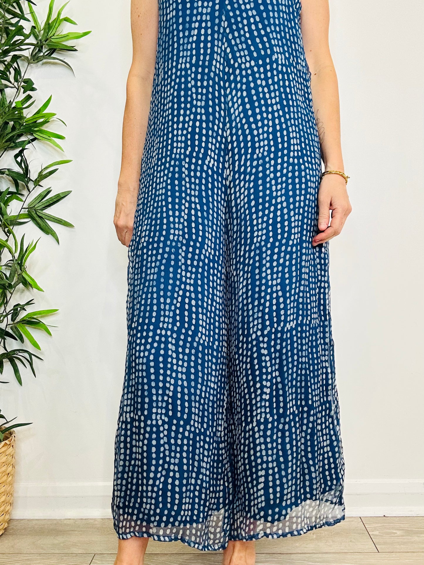Silk Jumpsuit - Size M