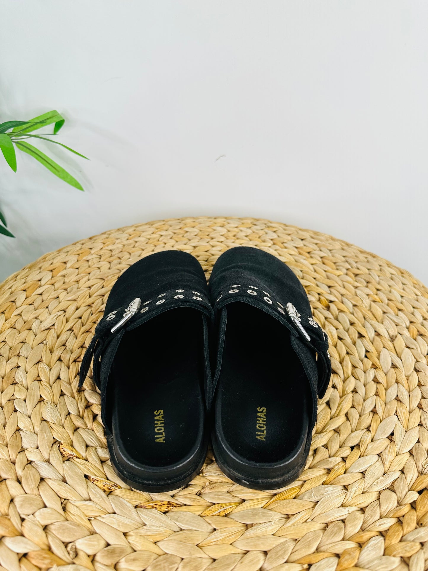 Suede Mules - Size 39