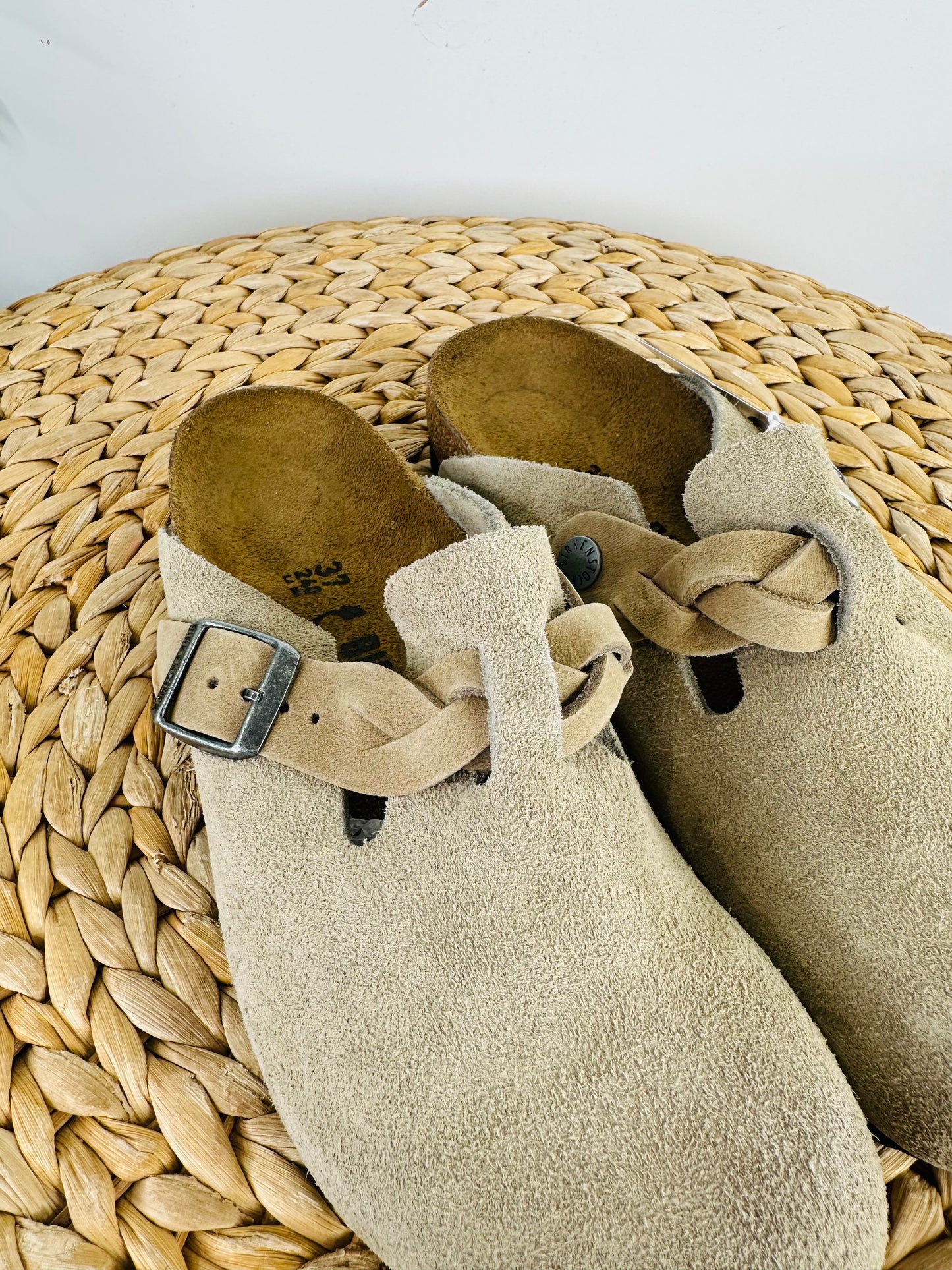 Braided Boston Mules - Size 37