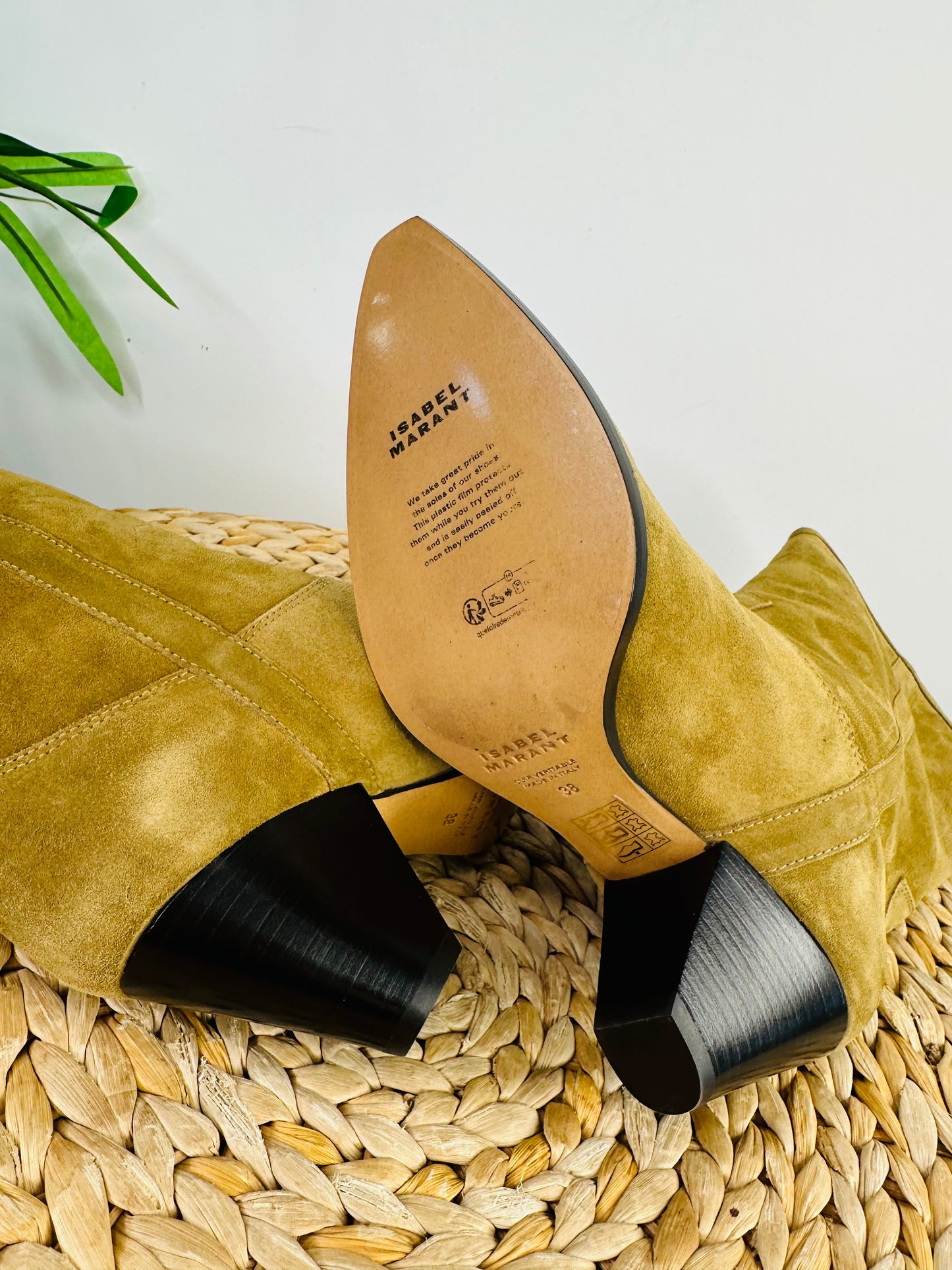 Suede Luliette Boots - Size 38