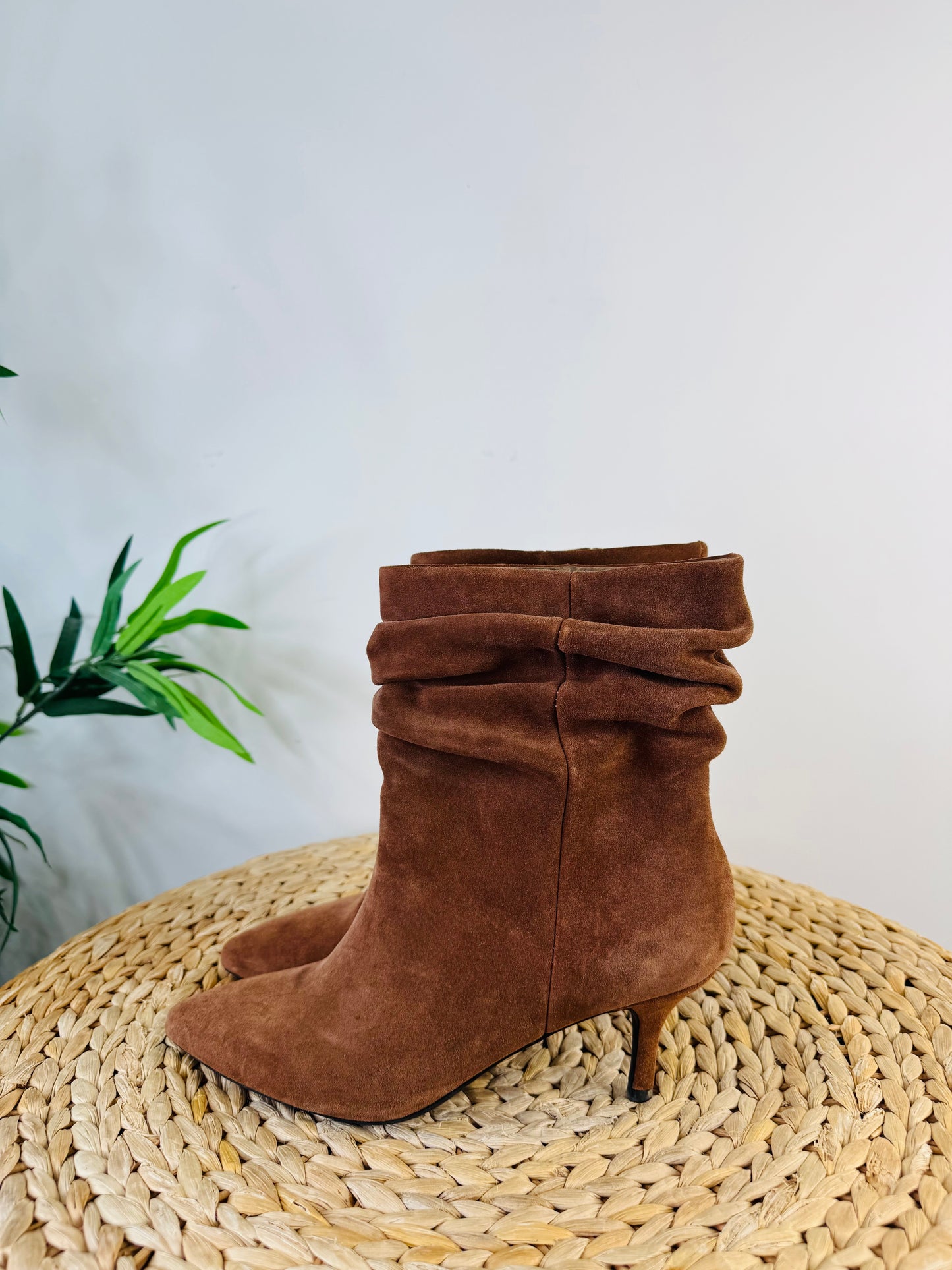 Agnete Suede Boots - Size 39