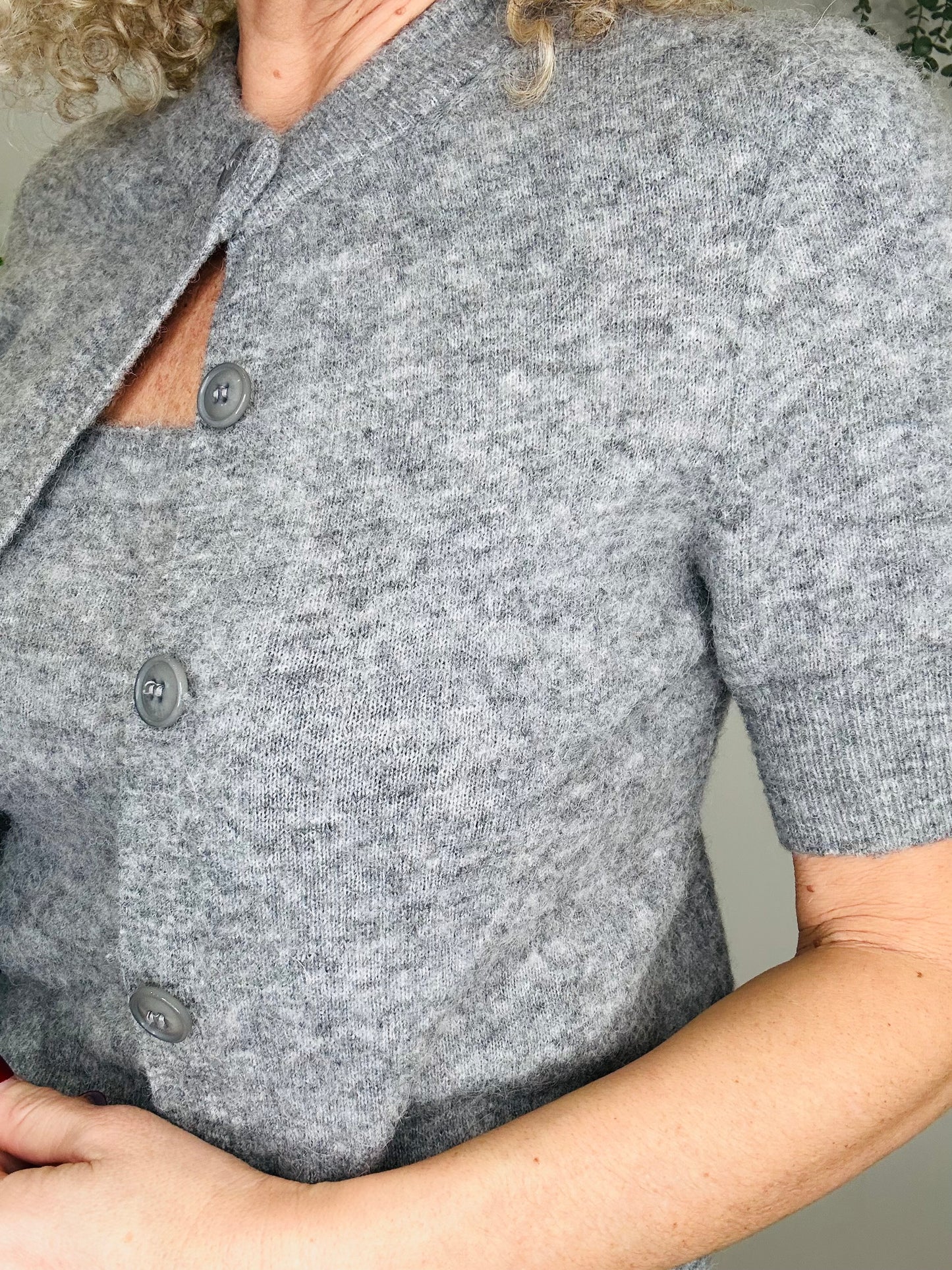 Wool Vest & Cardigan Set - Size S