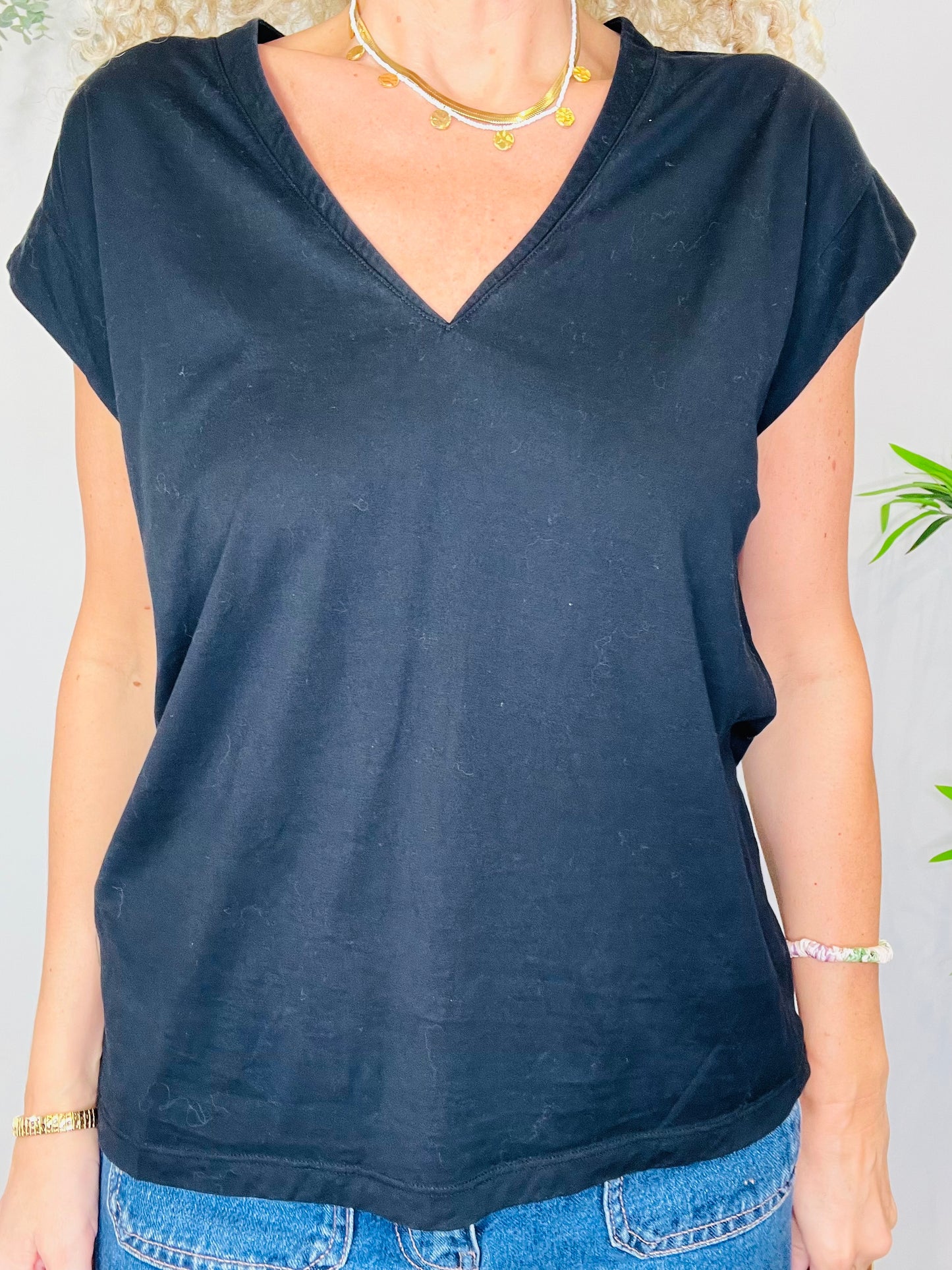 V-Neck Tee - Size L