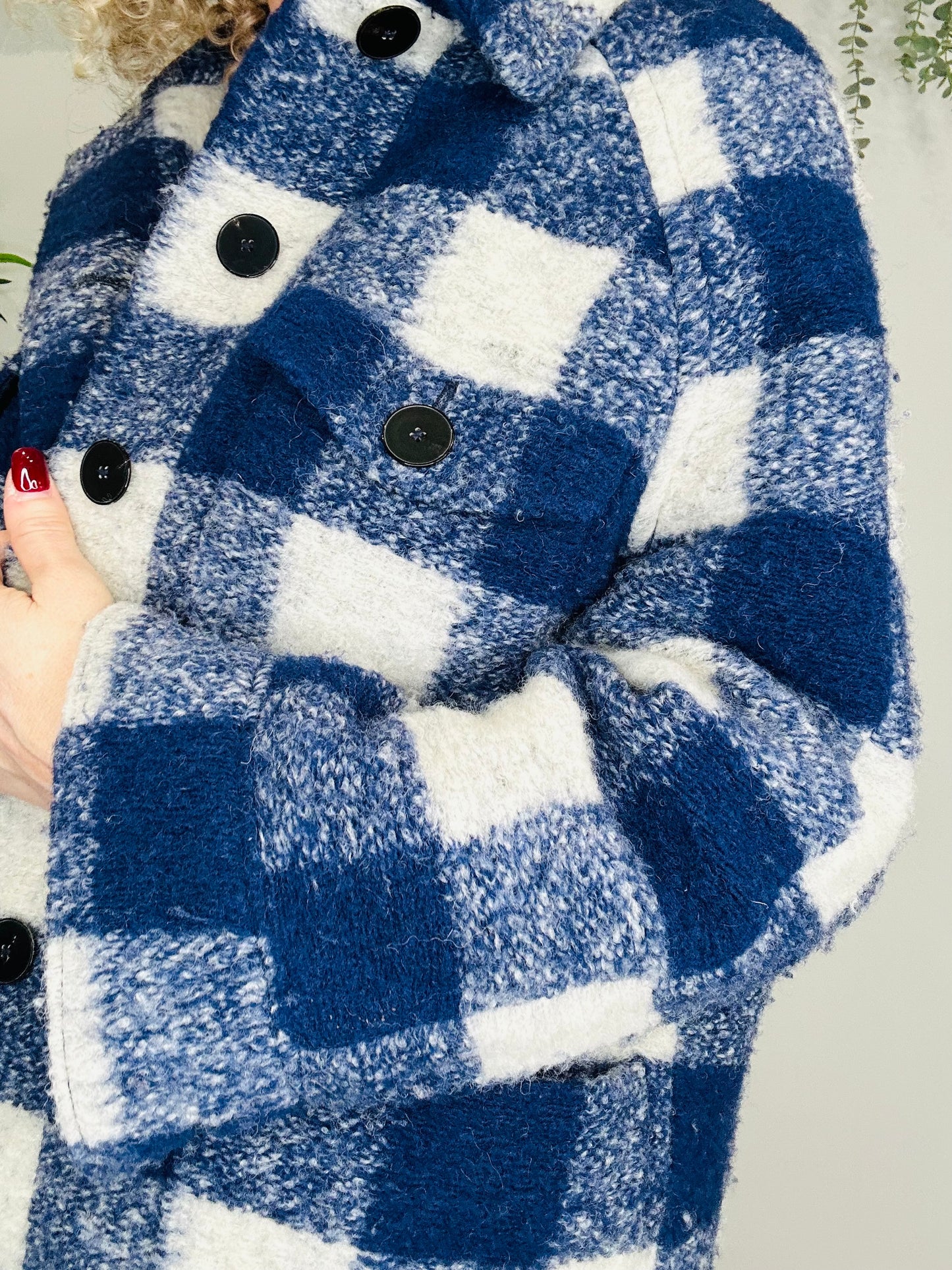 Check Shacket - Size 36