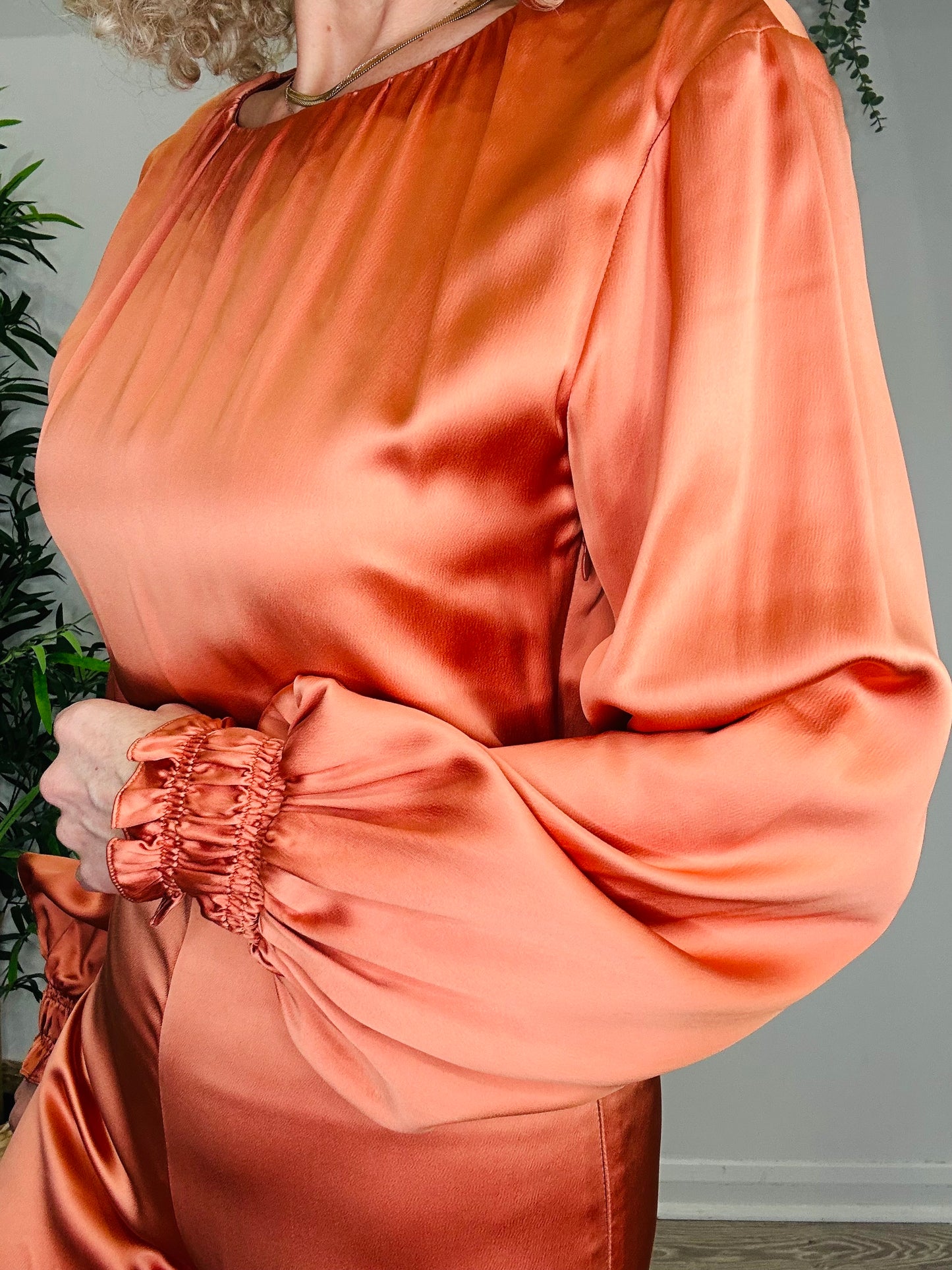 Satin Jumpsuit - Size 40