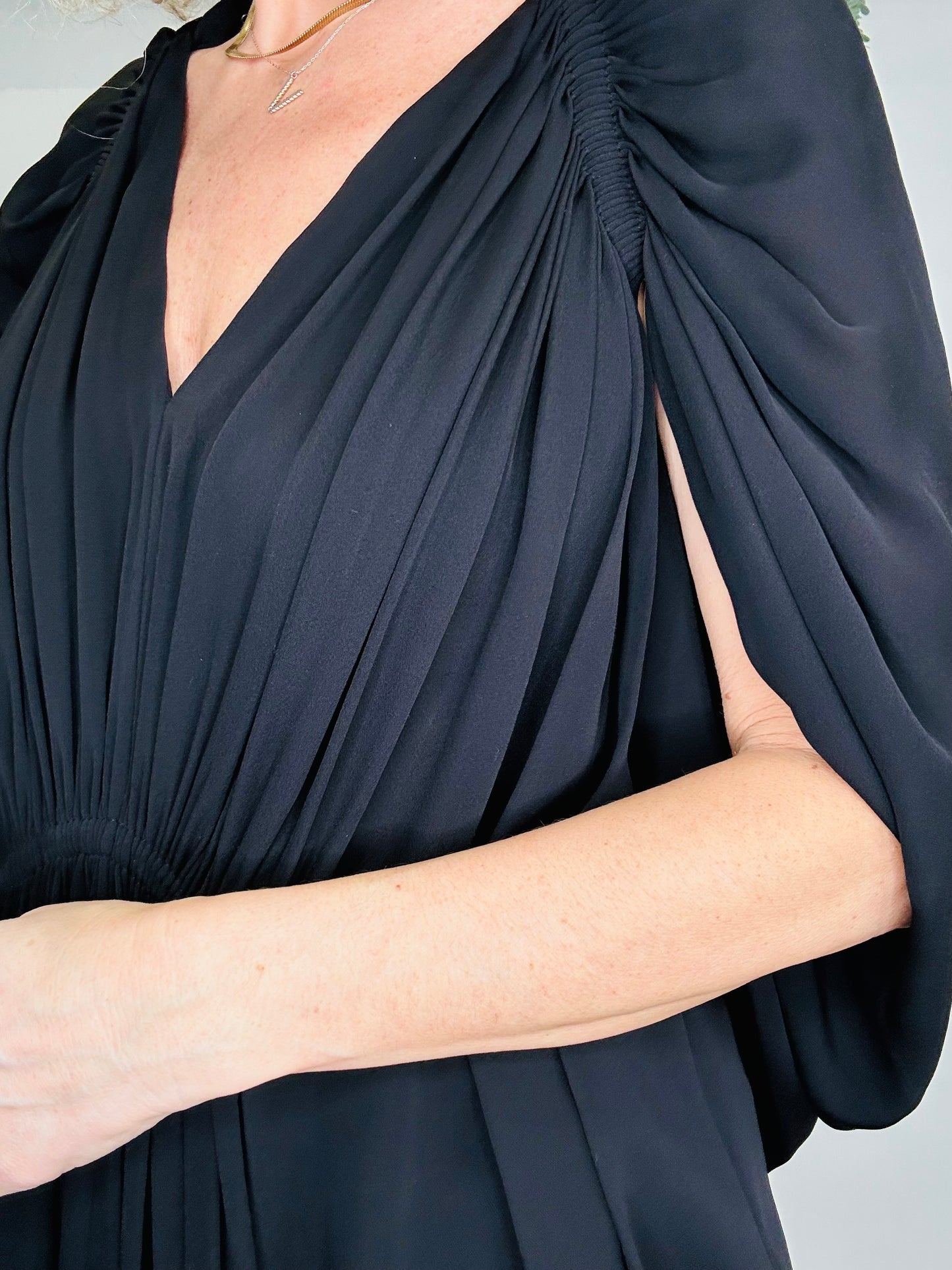 Silk Short Dress - Size 10