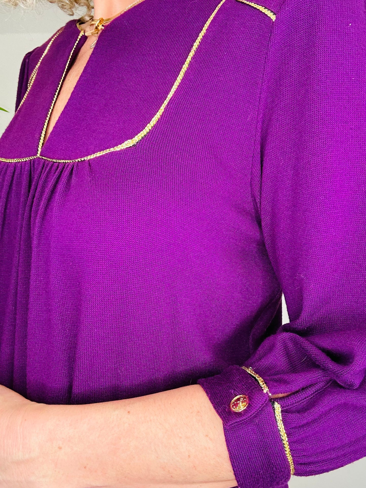 Embroidered Short Dress - Size S