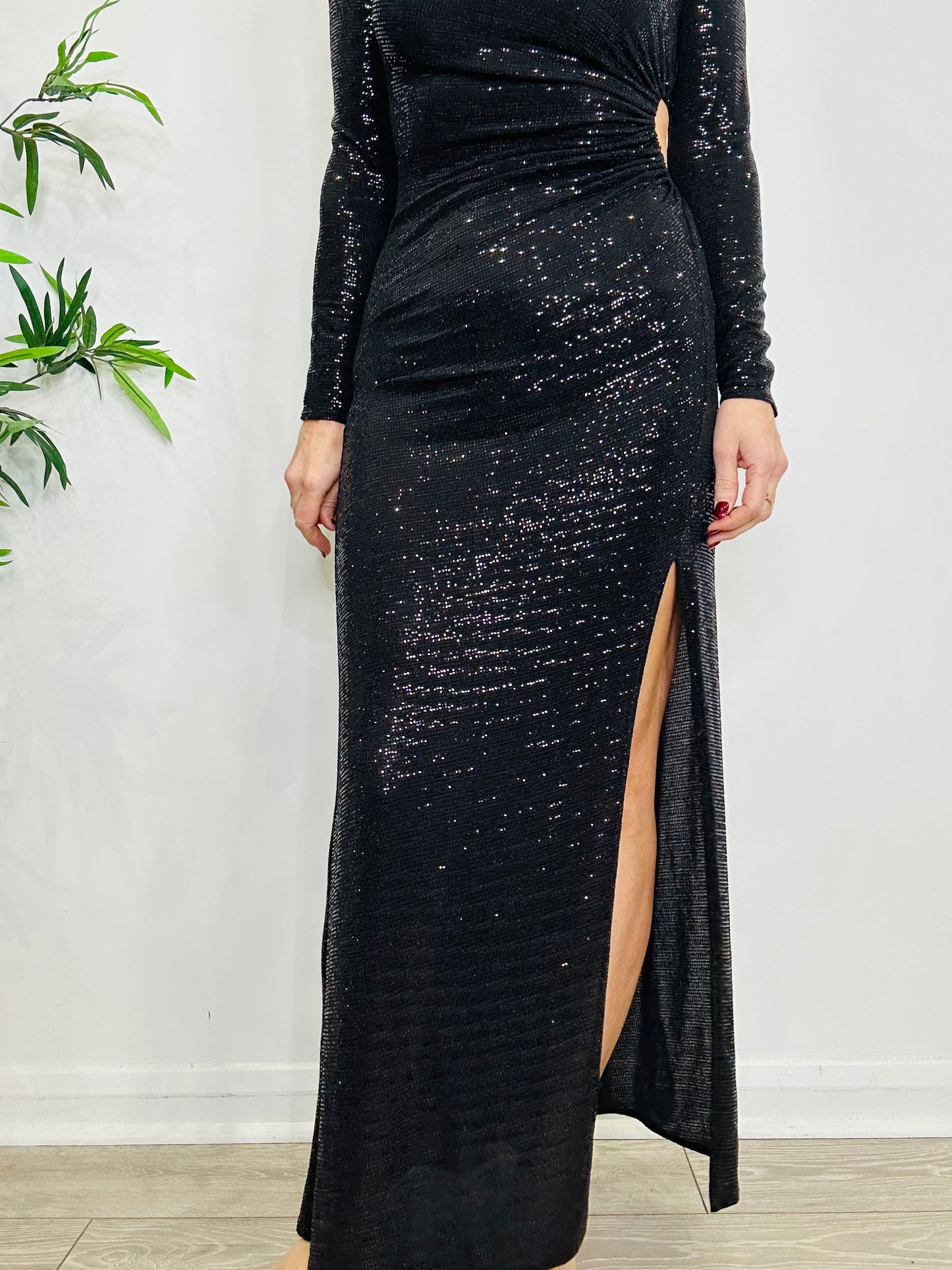 Sparkly Maxi Dress - Size 38