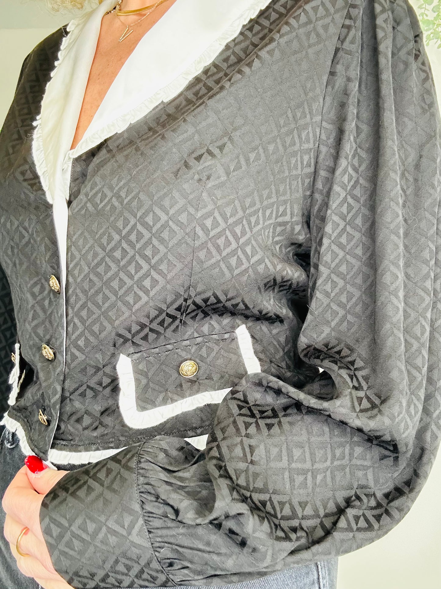 Cropped Blouse - Size 3