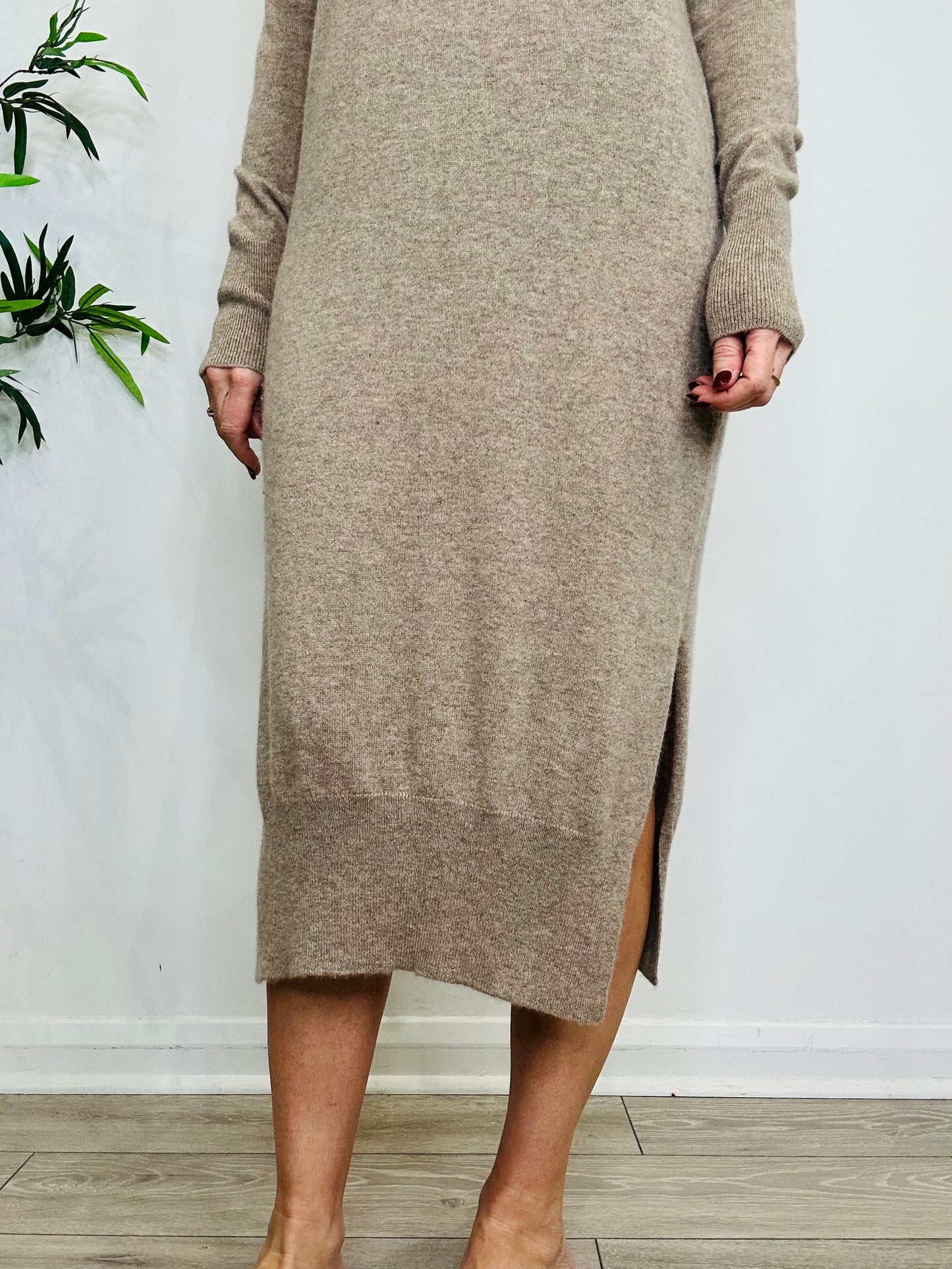 Cashmere Jumper Dress - Size S