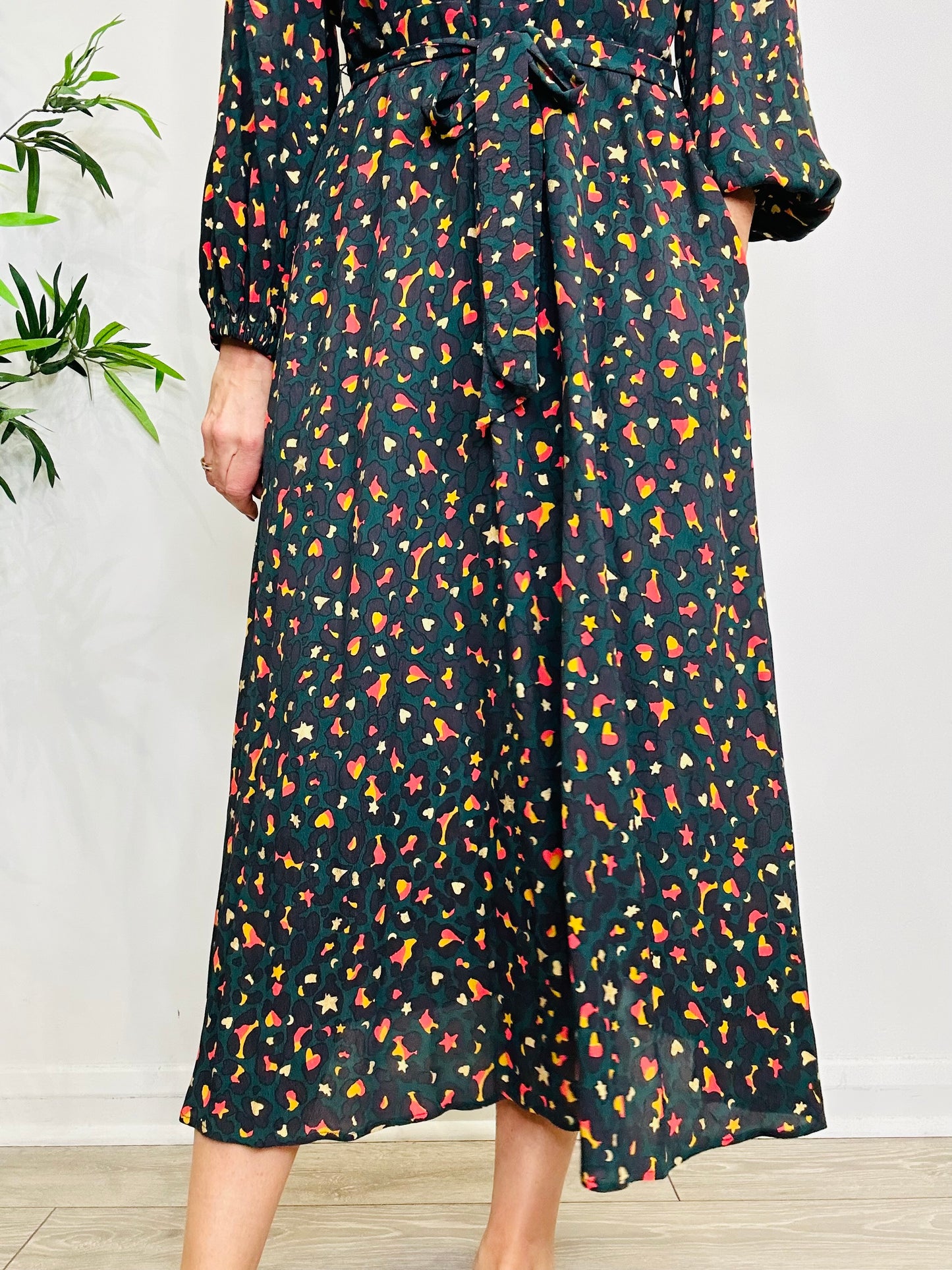 Leopard Print Dress - Size 4